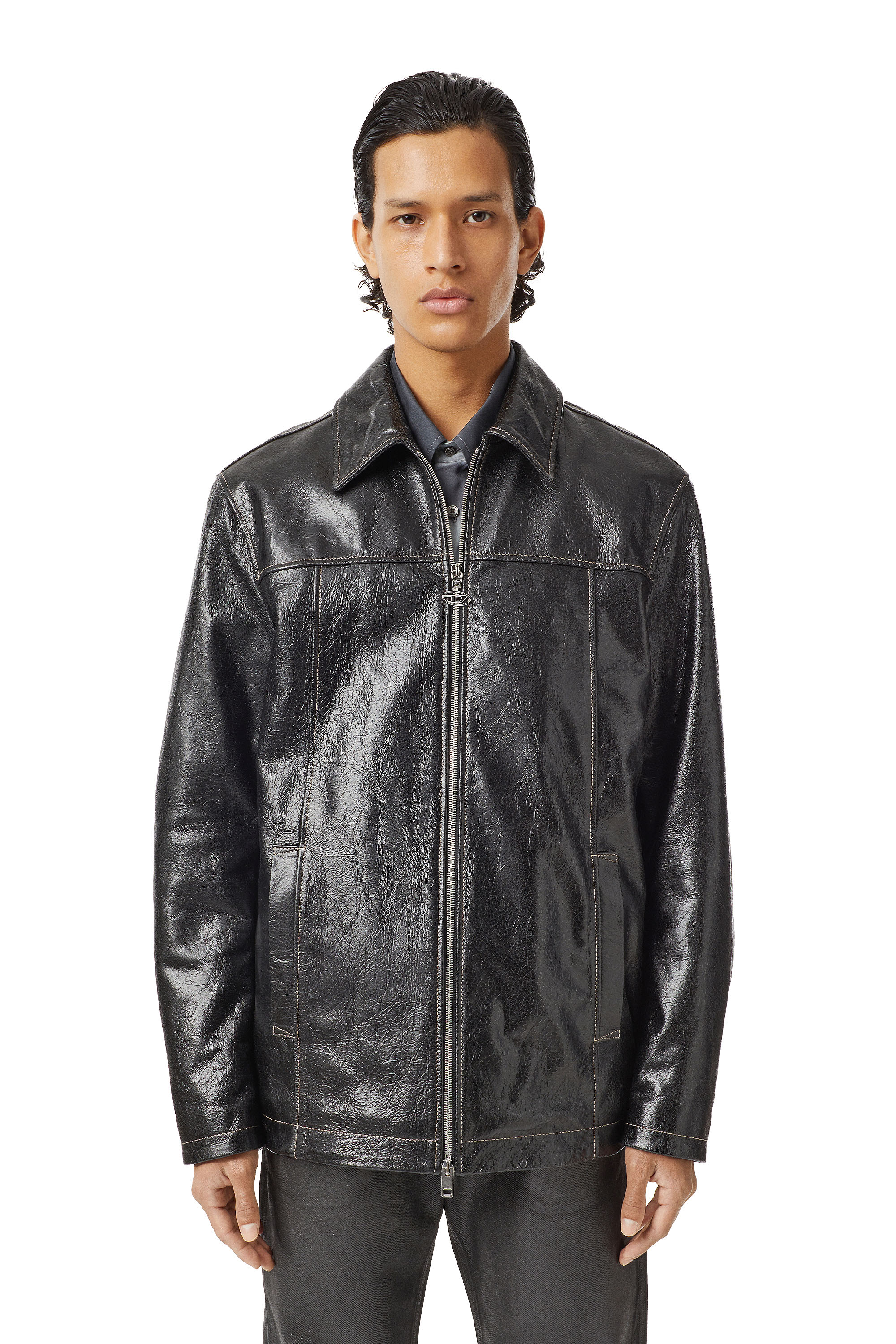 L-STERLING, Black - Leather jackets