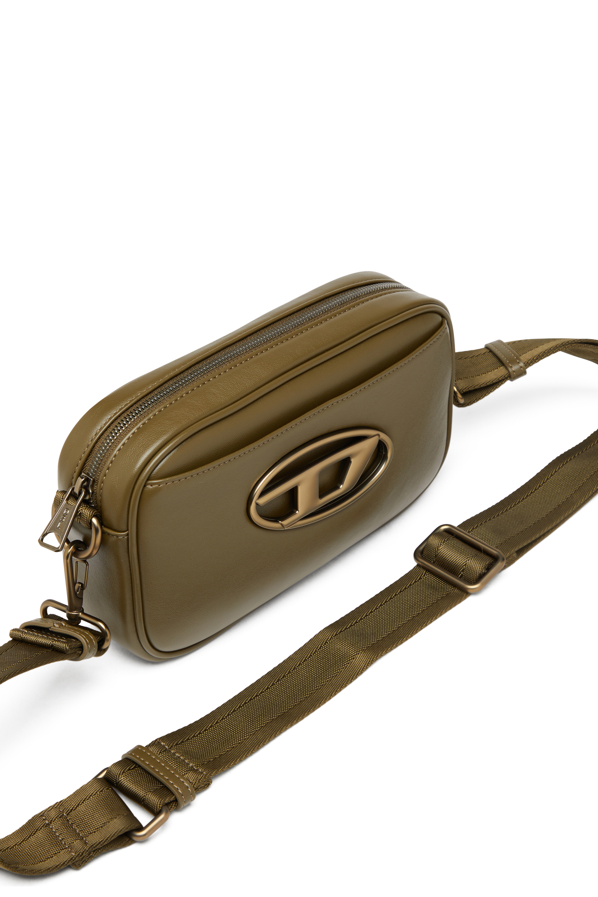 Diesel - HOLI-D CAMERA BAG, Man's Holi-D-Camera bag in neoprene and PU in Military Green - 5