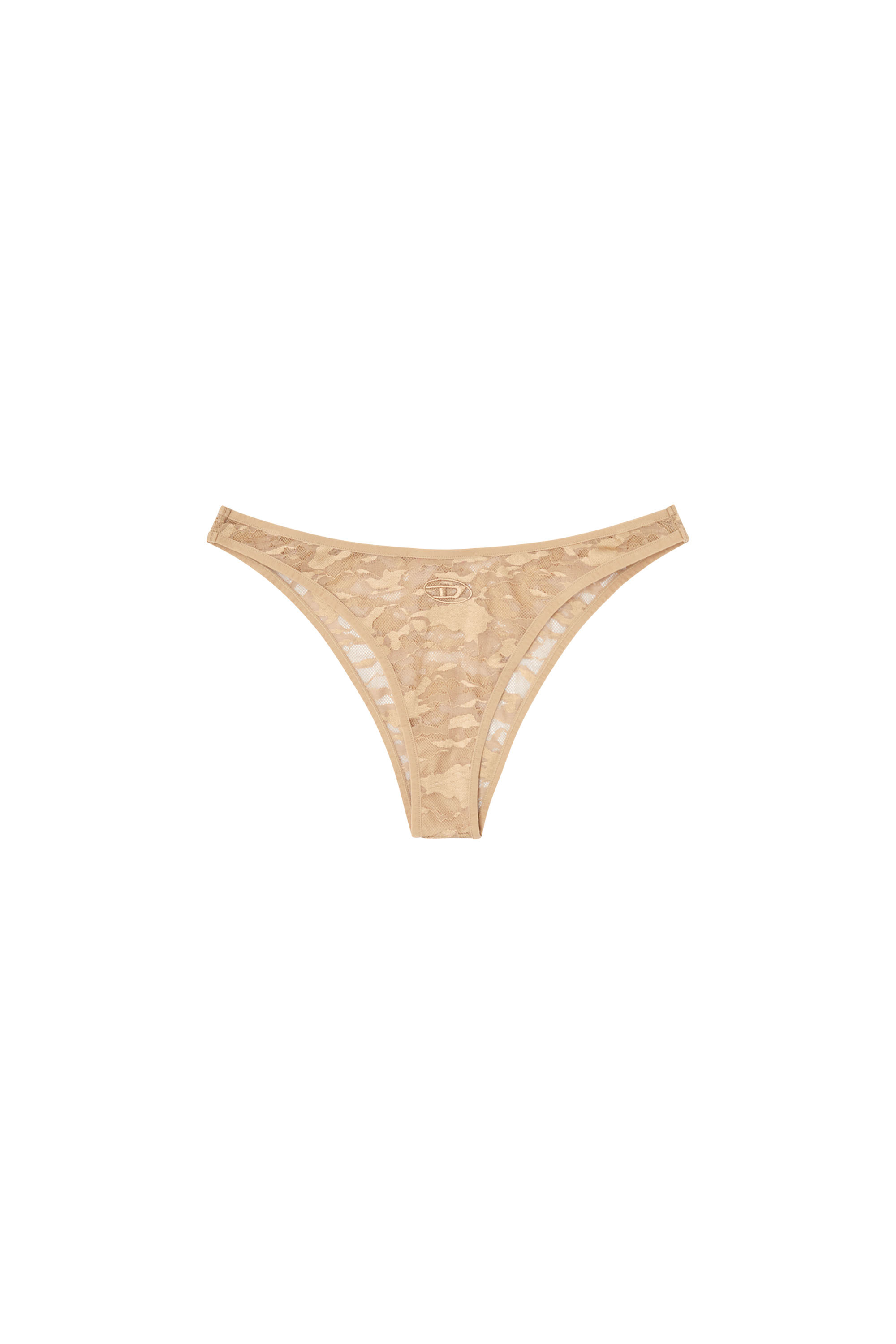 Diesel - PUNCHY-UTLT, Woman's Briefs in camo lace in Light Brown - 4