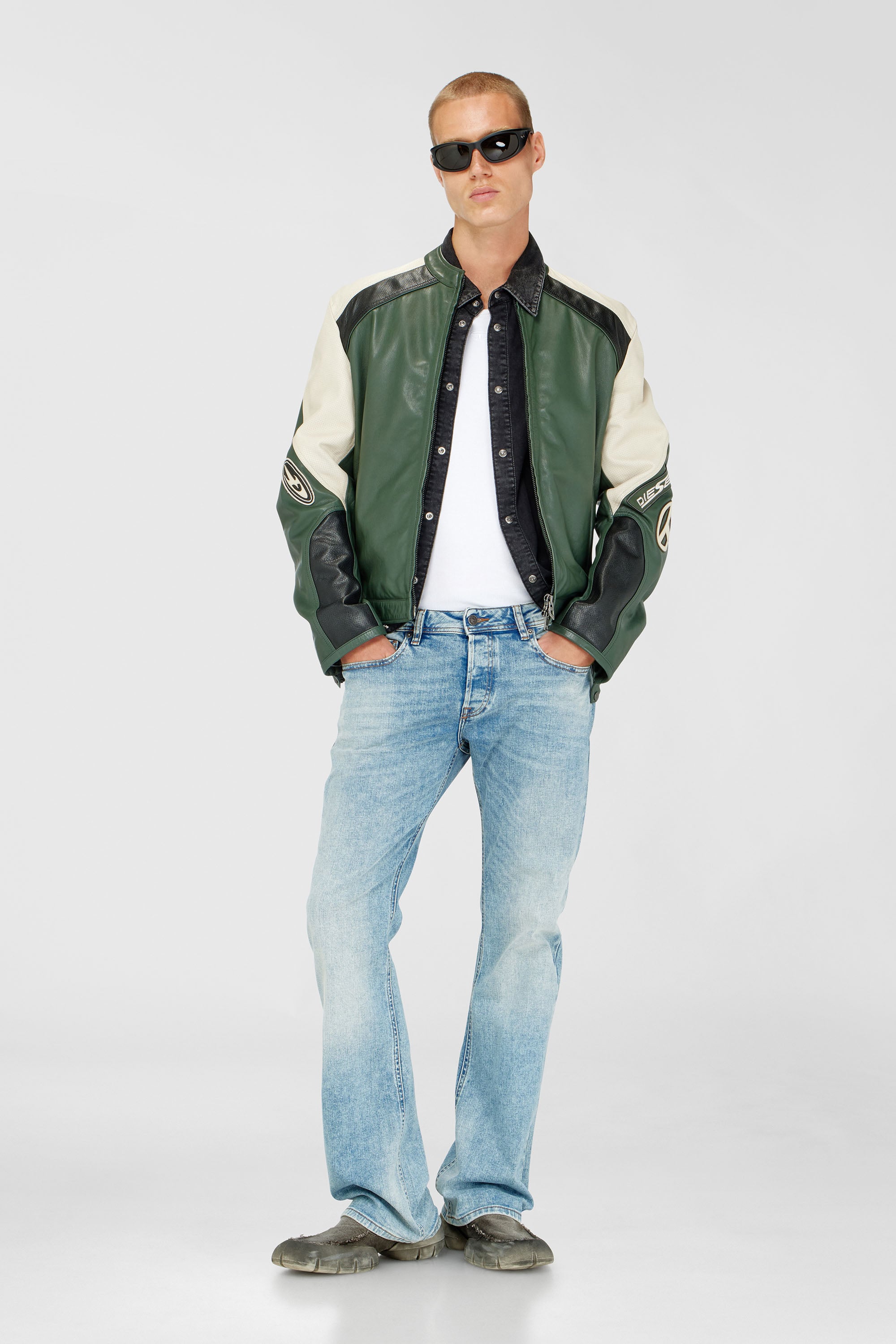 Diesel - Man's Bootcut Jeans 2007 Zatiny 0DBDV, Light Blue - 2