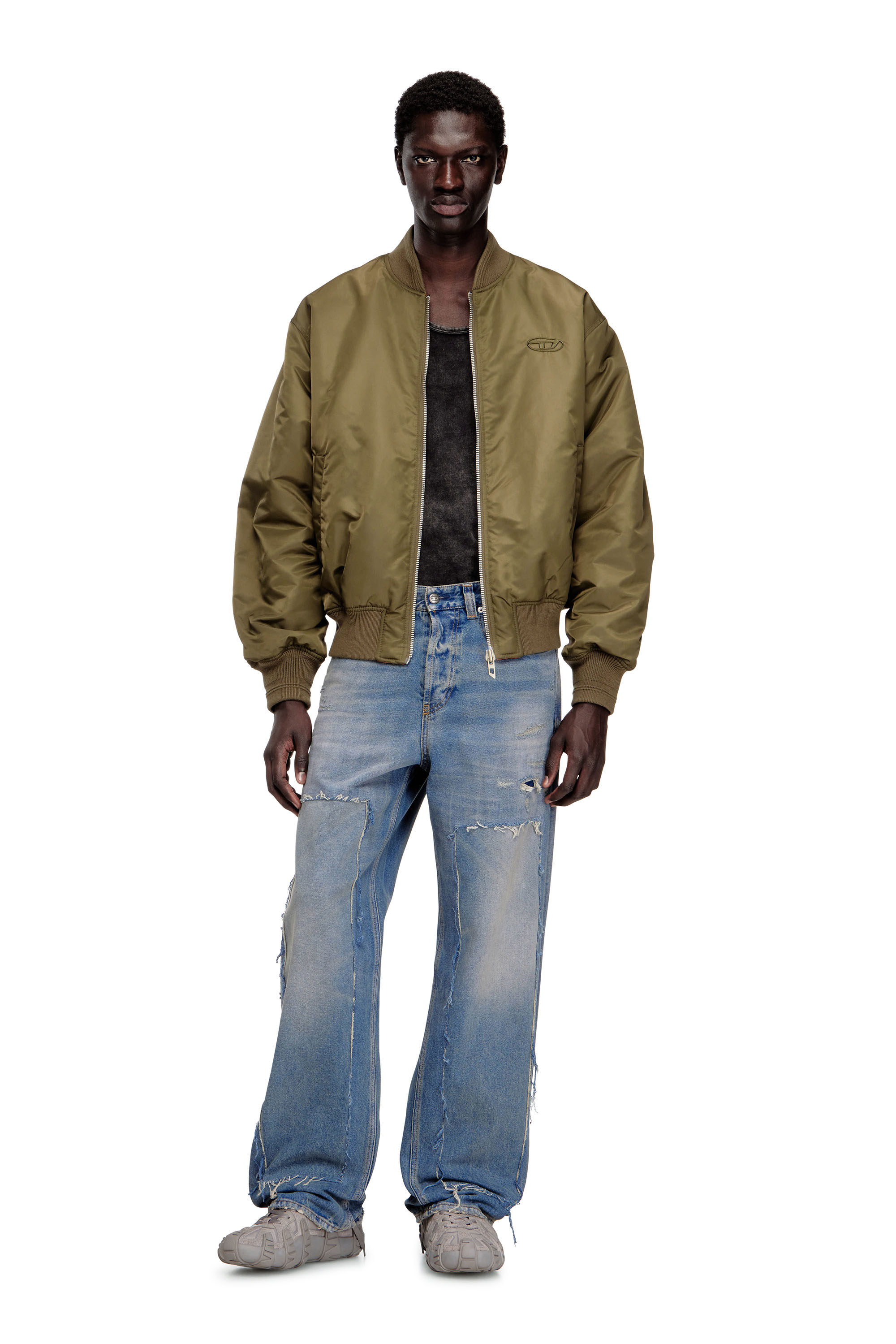 Diesel - Man's Relaxed Jeans 2001 D-Macro 09N27, Medium blue - 2