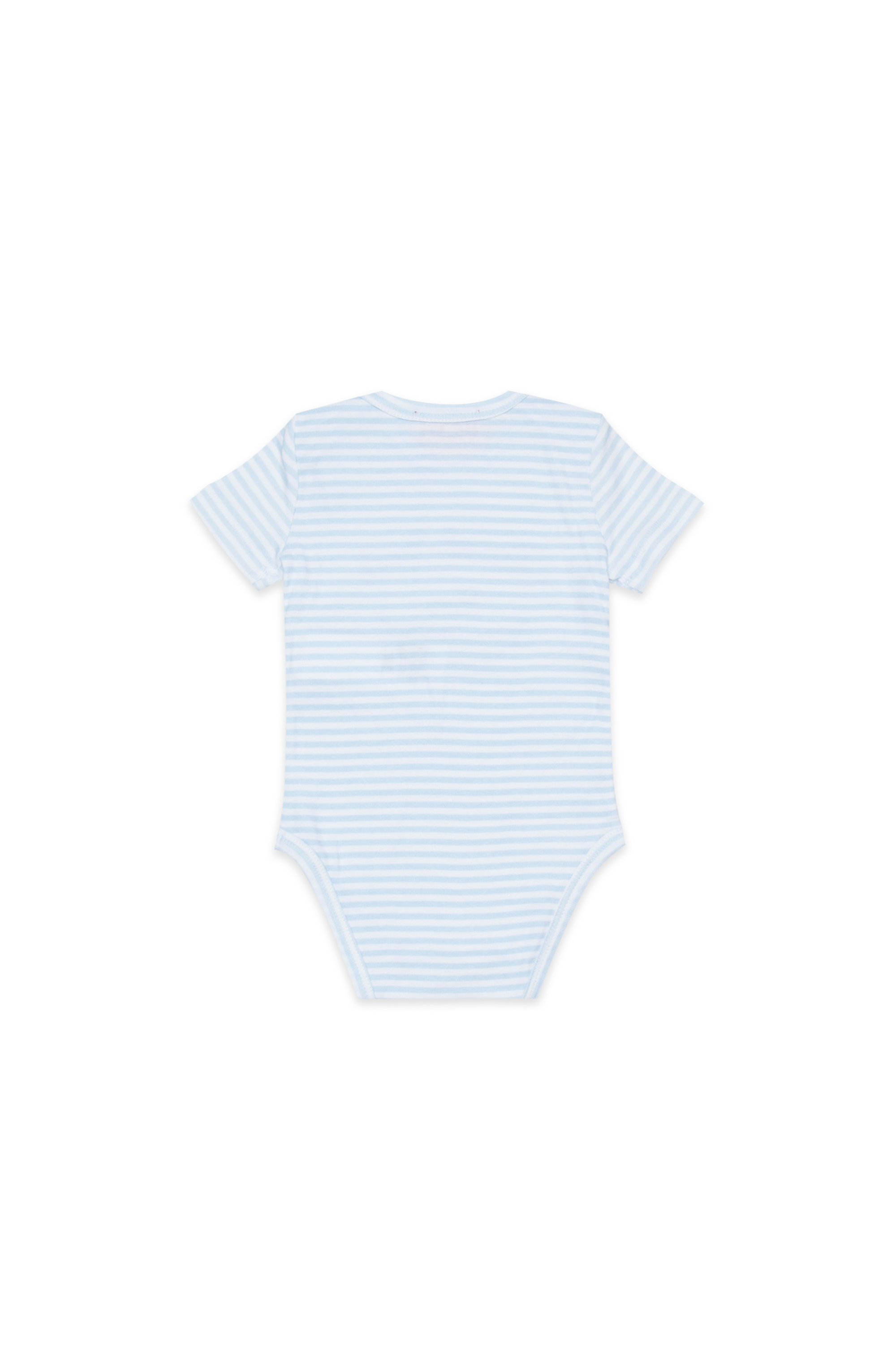 Diesel - USPELBOX-NB, Unisex's Baby gift set in striped cotton in Blue - 2