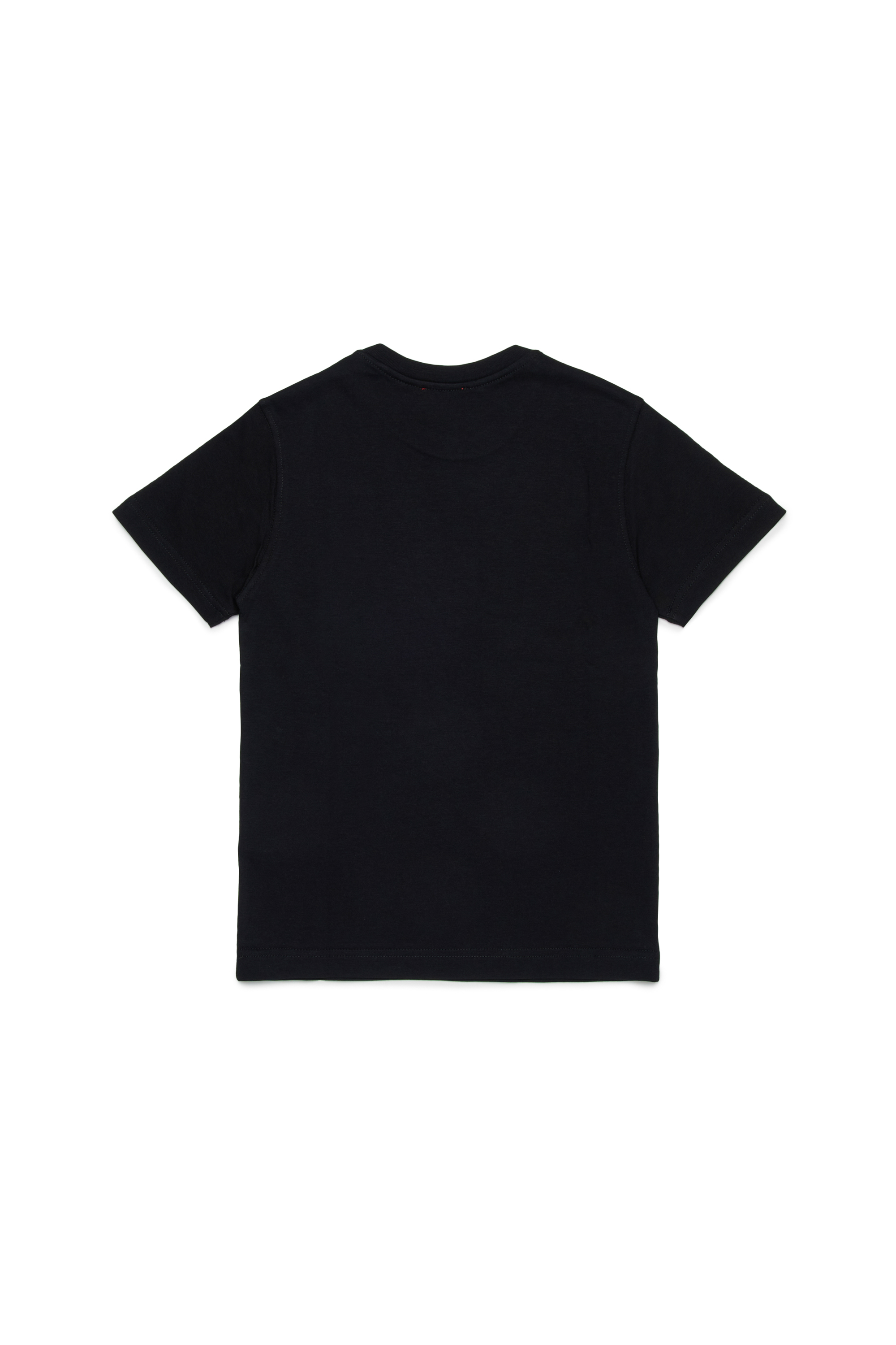 Diesel - TADJUSTK14, Man's Cotton T-shirt with printed logo in Black - 2
