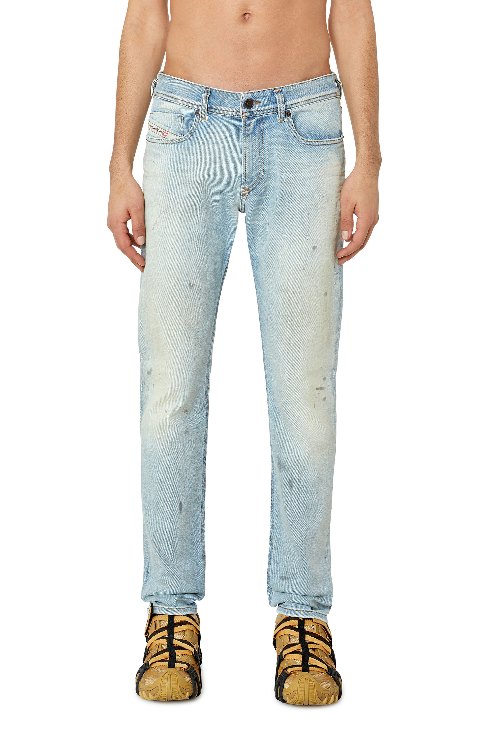 Diesel - 1979 Sleenker 09E89 Skinny Jeans, Light Blue - Image 1