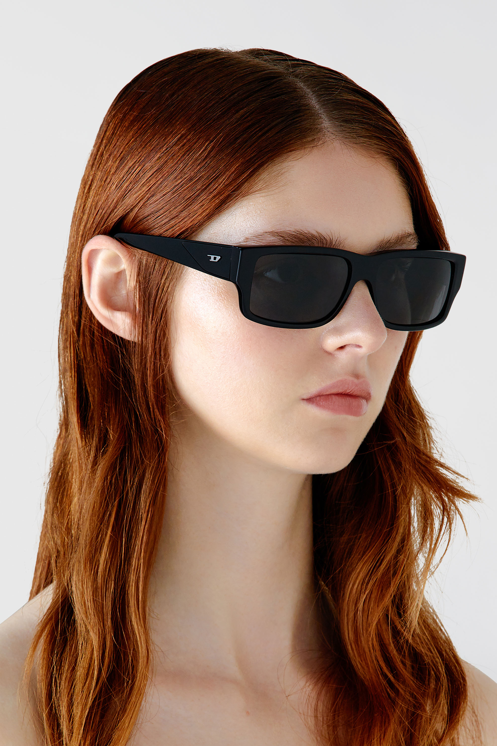 Diesel - 0DL2003 SIZE 57, Man's Rectangle sunglasses in Dark grey - 6