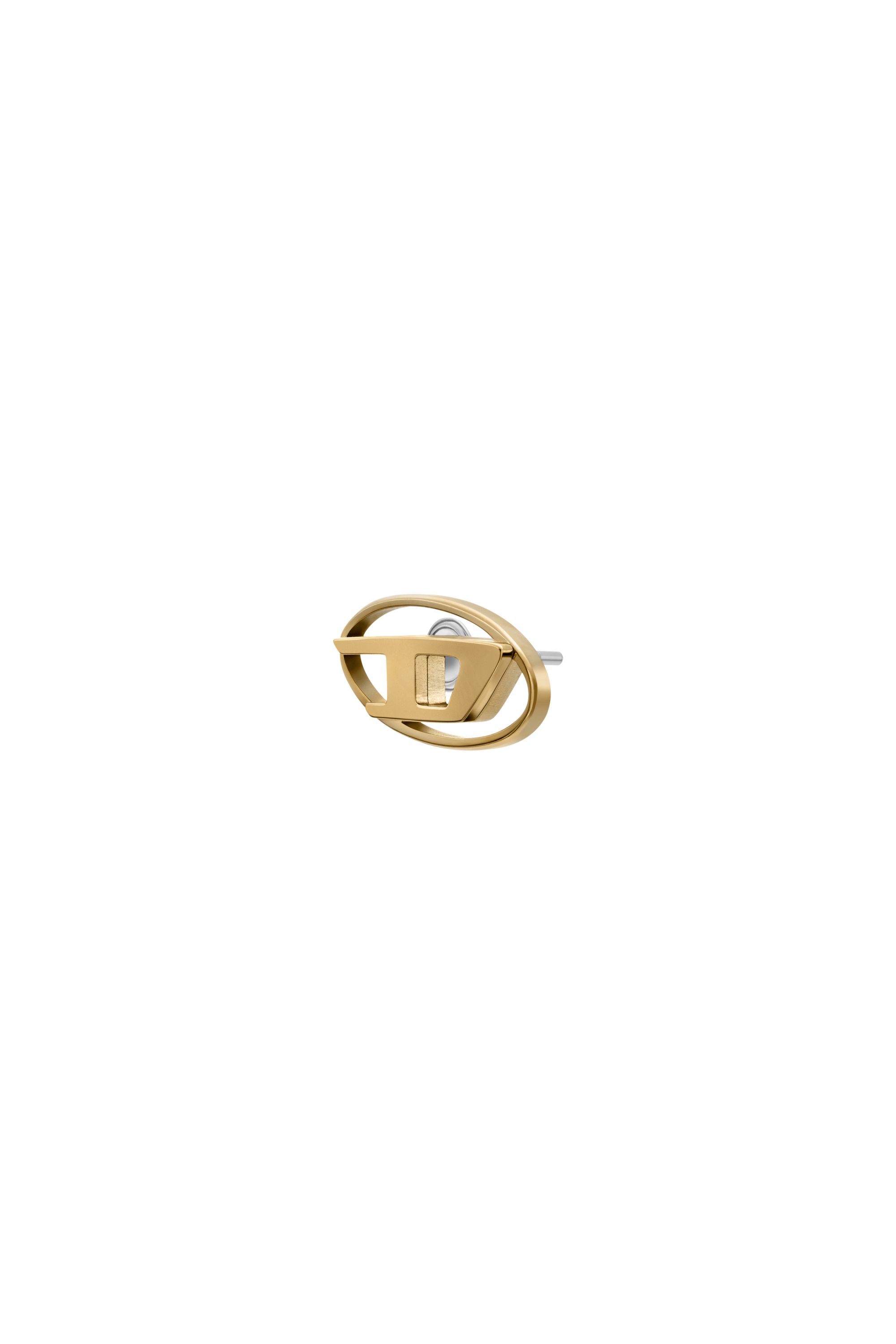 Diesel - DX1590710 JEWEL, Unisex's Gold-Tone Stainless Steel Stud Earring in Gold - 1