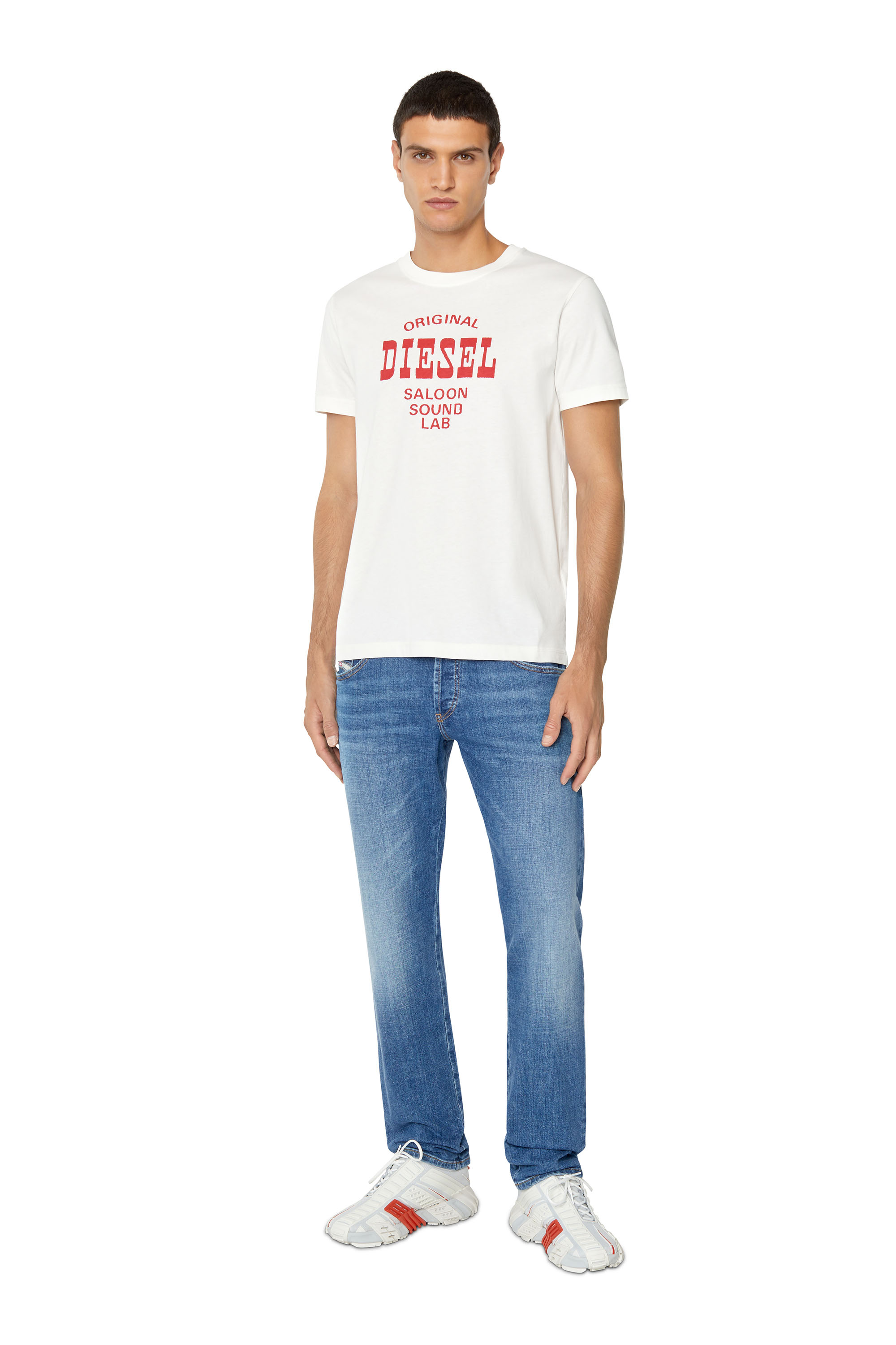 Diesel - D-Yennox 0IHAT Tapered Jeans, Medium blue - Image 5