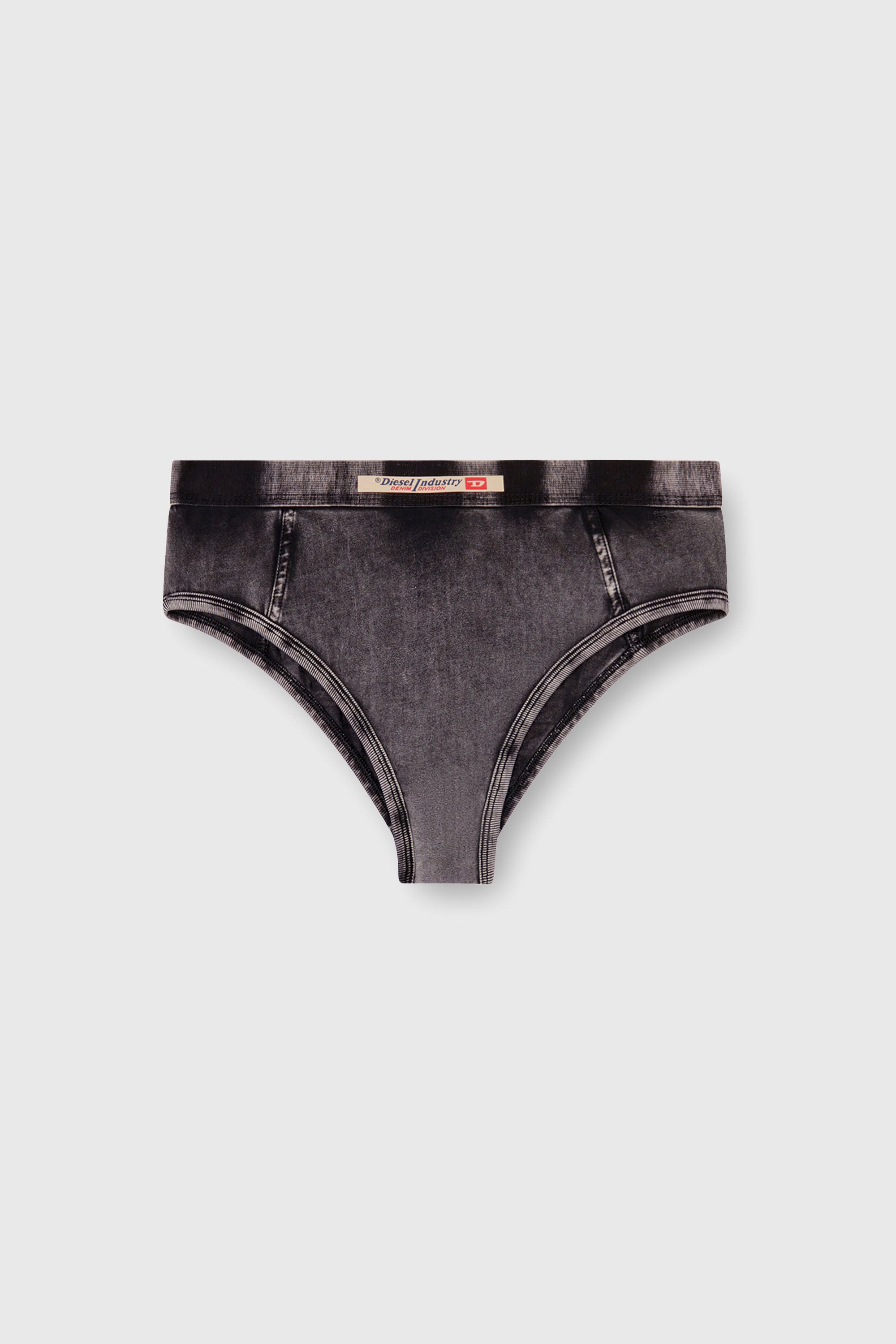 Diesel - HIPSTER-DNM, Woman's Hipster briefs in denim-effect jersey in Black - 2