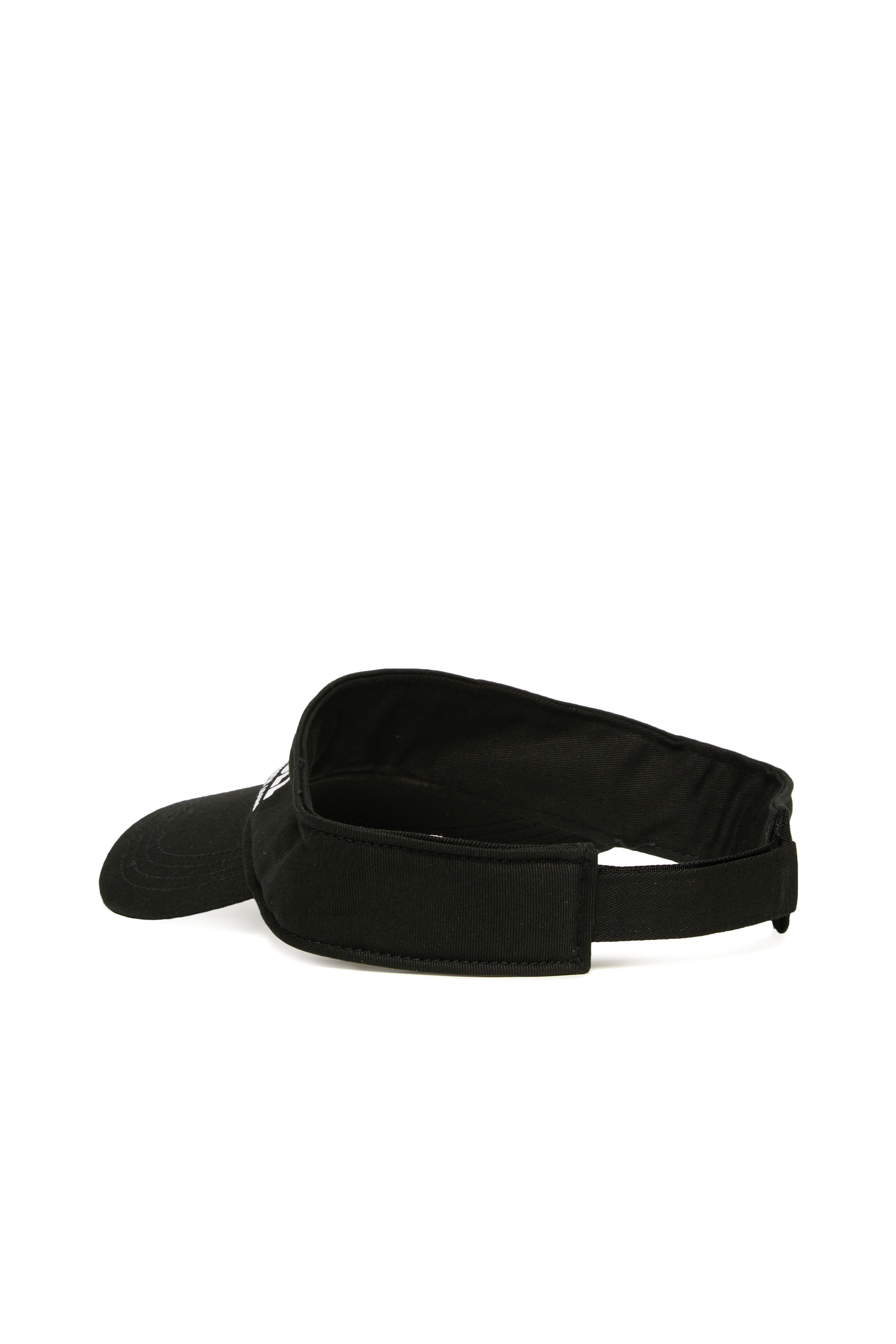 Diesel - FDELS, Unisex's Cotton visor with logo in Black - 2