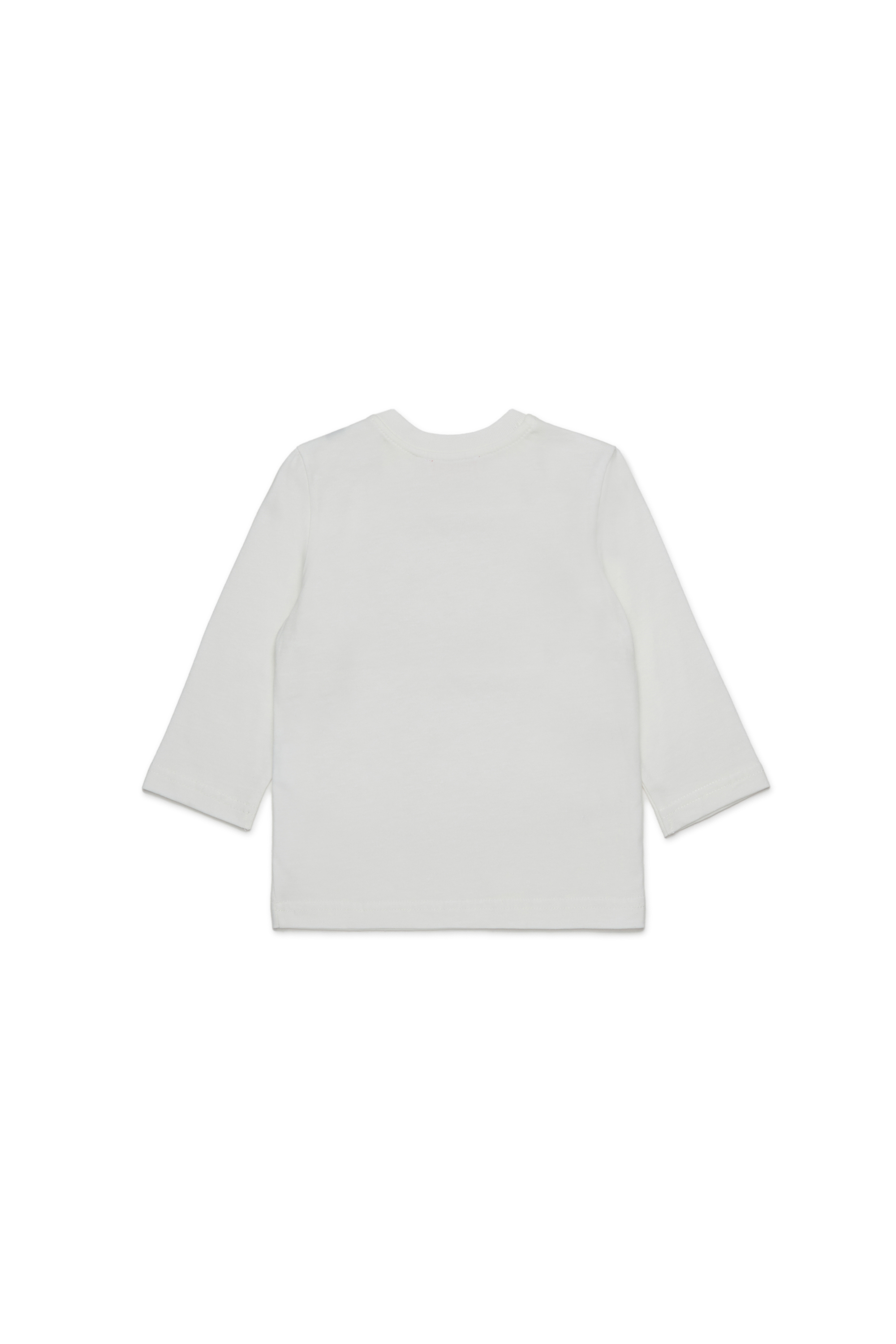 Diesel - TRULLYB, Unisex's Cotton t-shirt with logo print in White/Green - 2