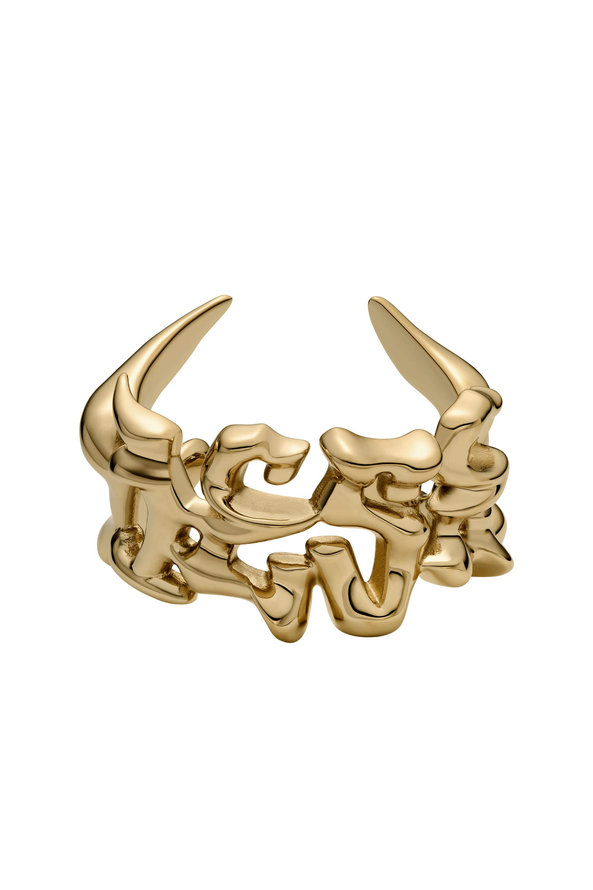 Diesel - DX1660710 JEWELLERY, Unisex's Stainless steel cuff bracelet in Gold - 1