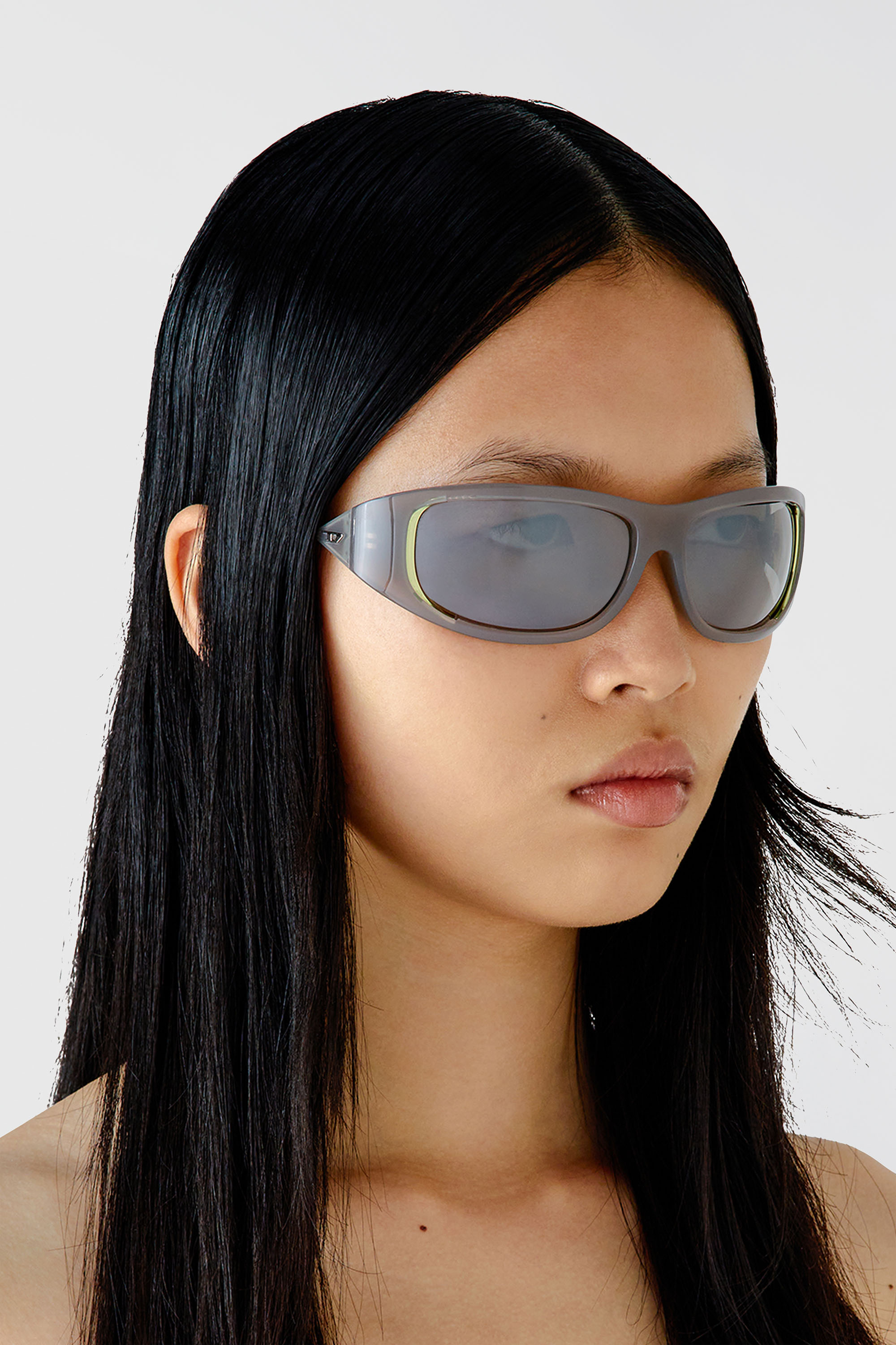 Diesel - 0DL3001 SIZE 61, Unisex's Wraparound style sunglasses in Grey - 6