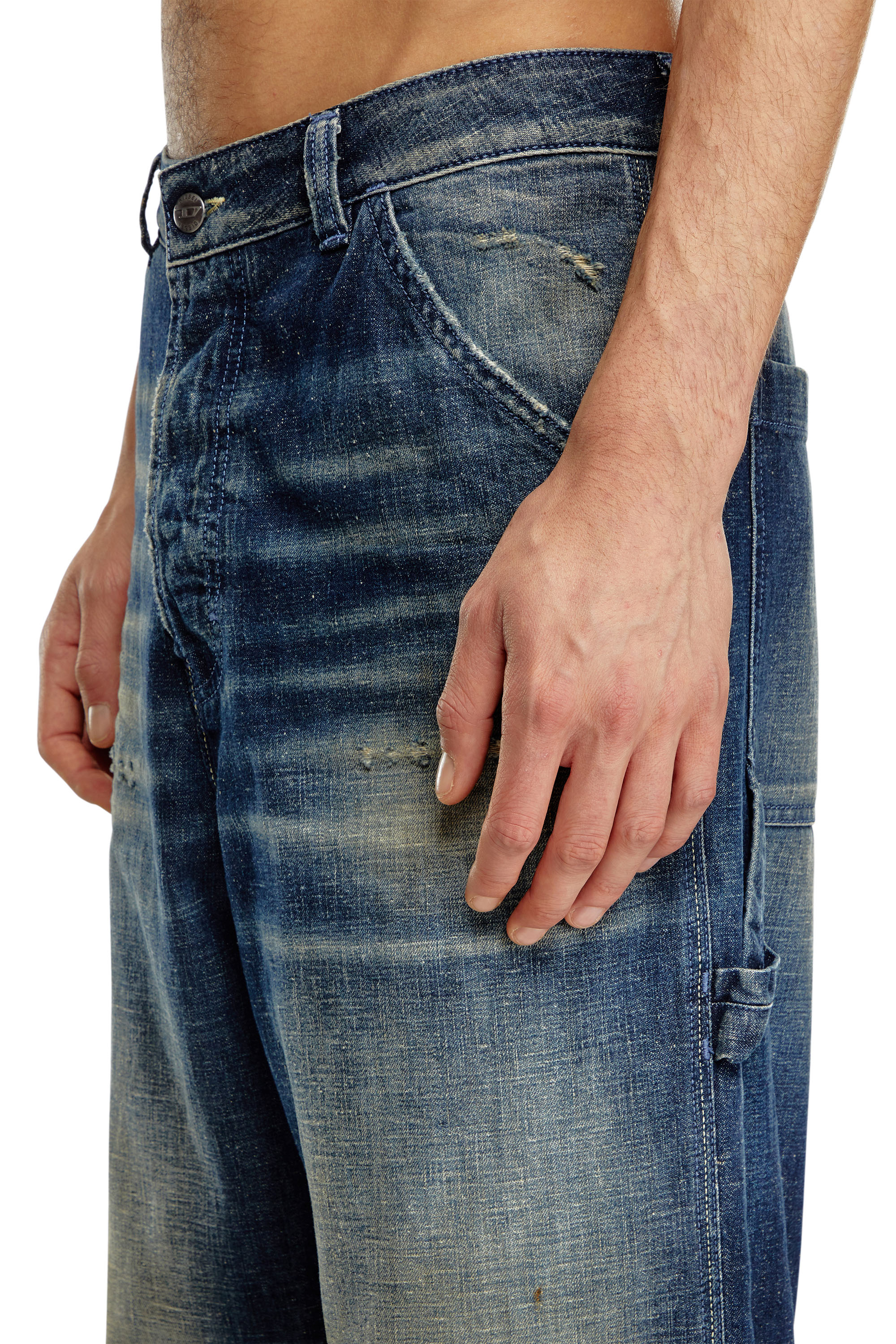 Diesel - Man Straight Jeans D-Livery 09J91, Dark Blue - Image 5