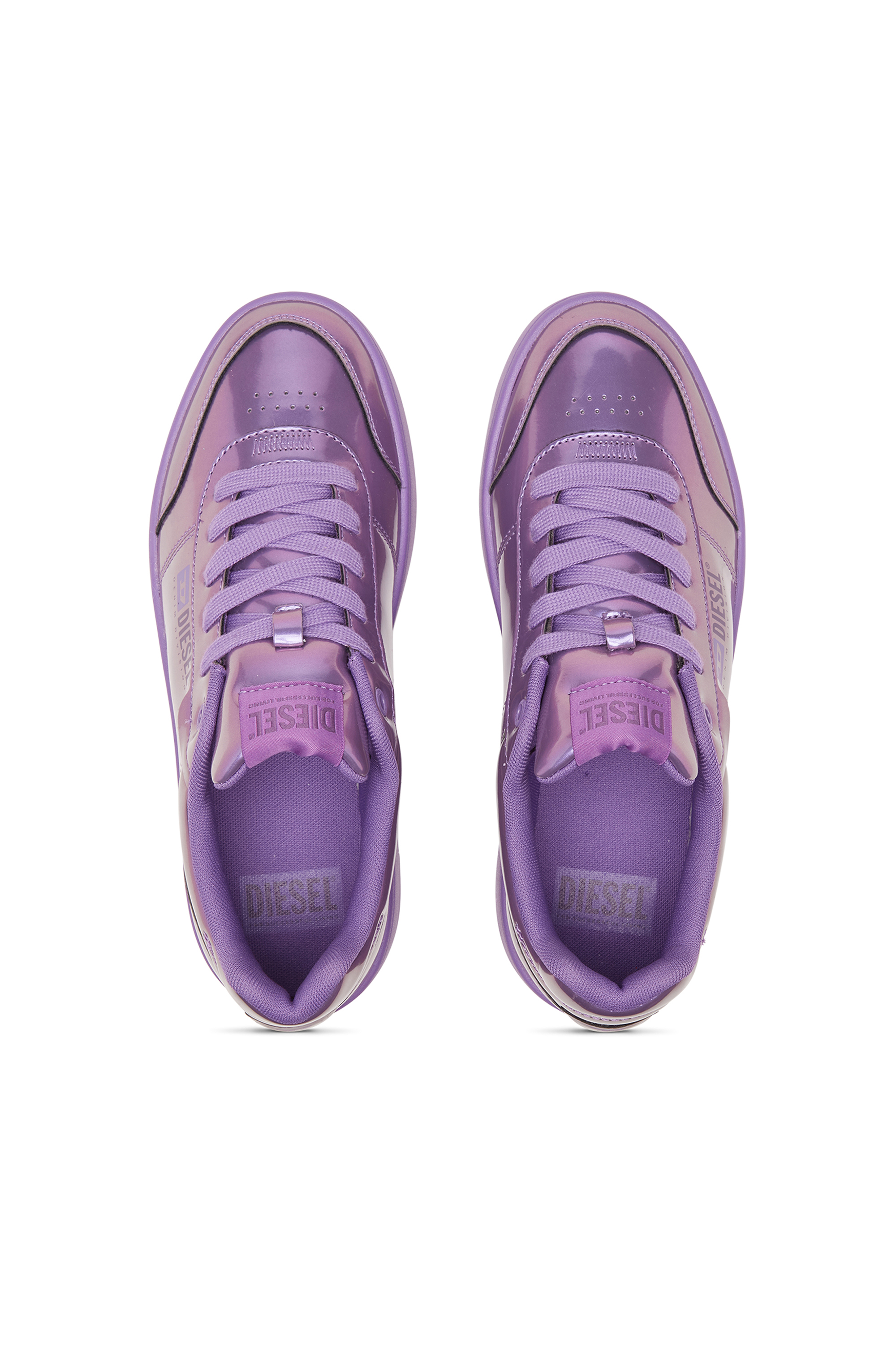 Diesel - S-ATHENE BOLD VTG W, Woman's S-Athene-Iridescent platform sneakers in Violet - 5