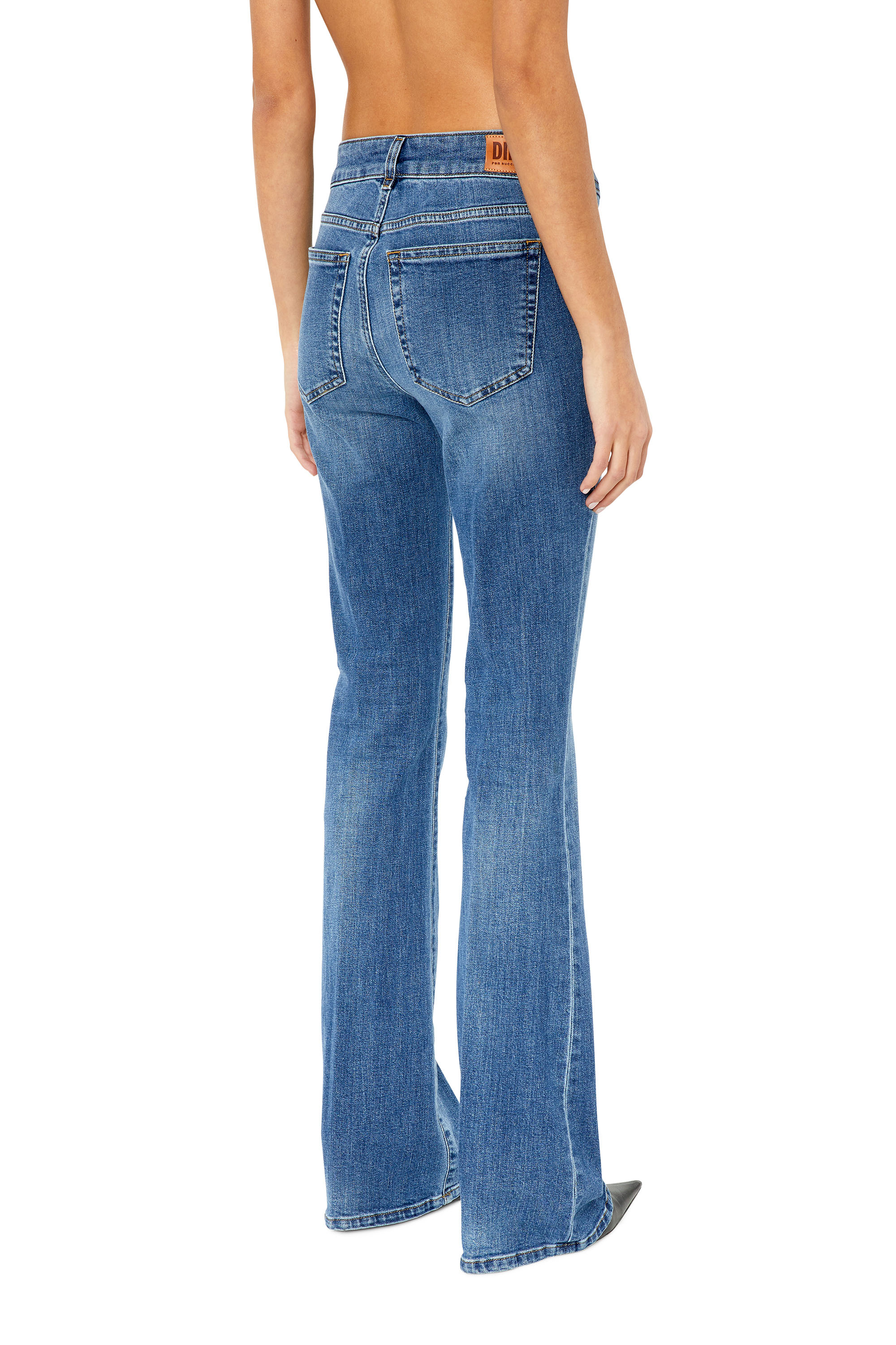 Diesel - 1969 D-Ebbey E86AM Bootcut and Flare Jeans, Medium blue - Image 2