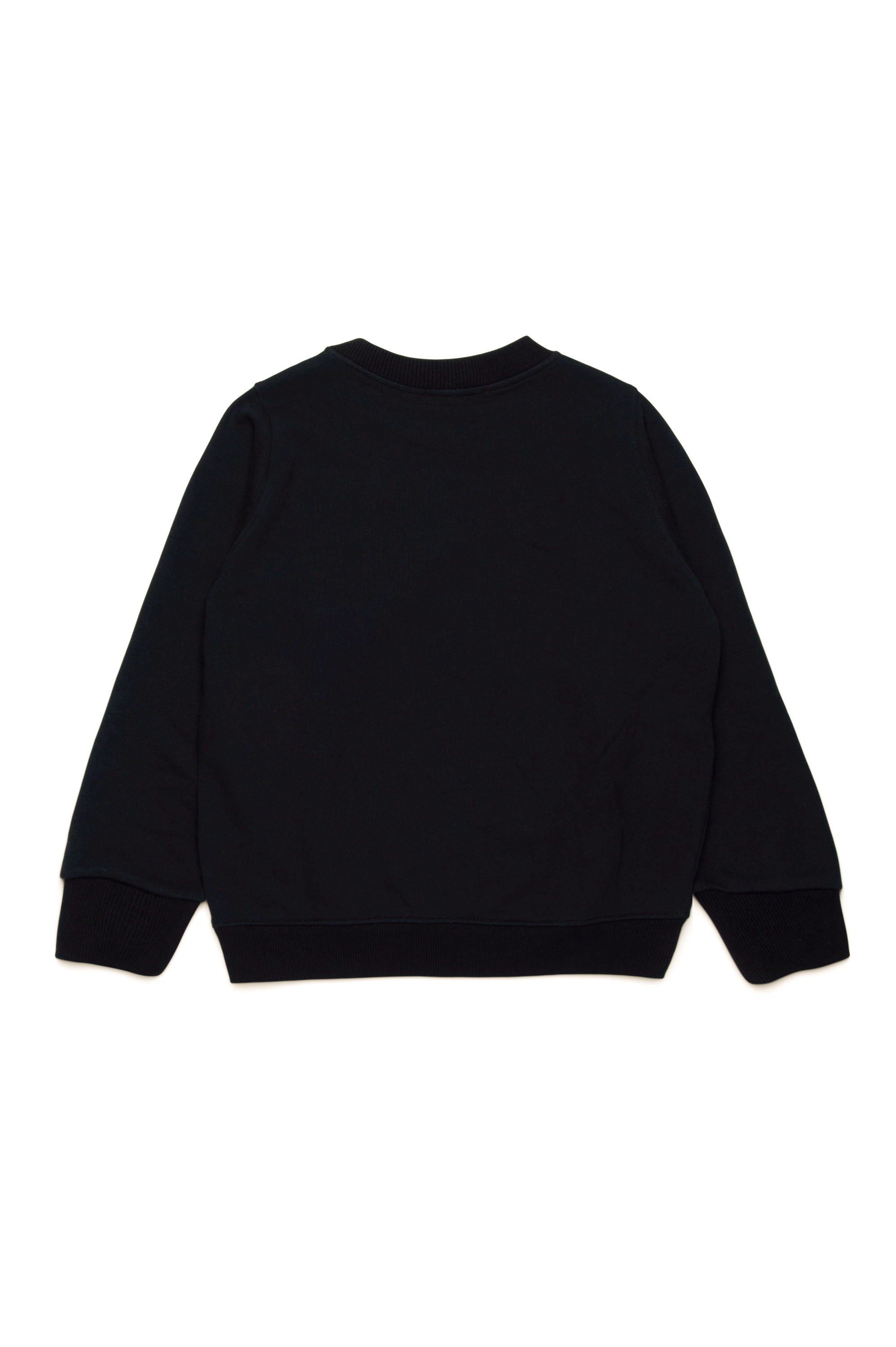 Diesel - SLEMBY, Woman's Sweatshirt with crystal Oval D logo in Black - 3