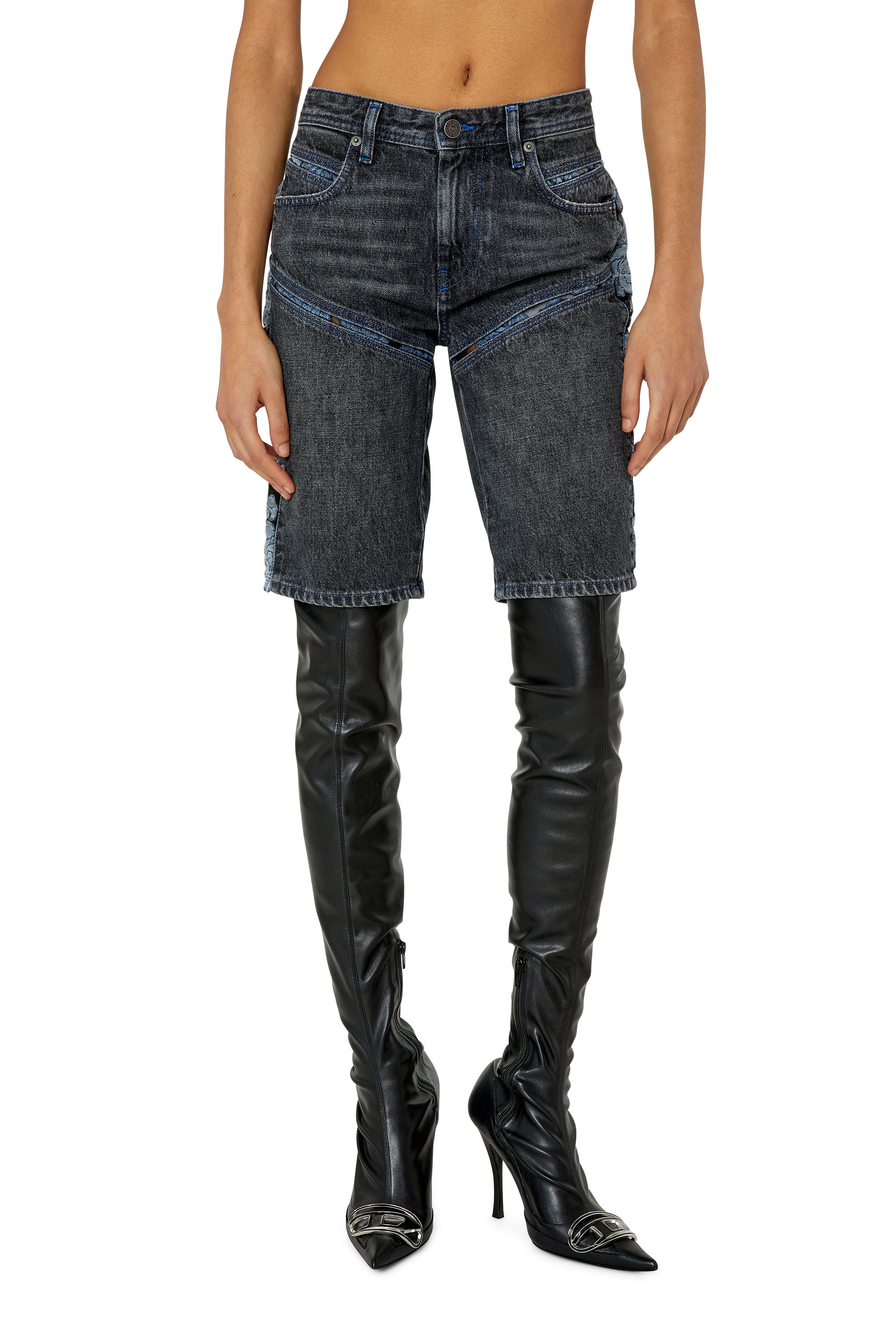 Diesel - DE-GINNY-FSB1, Black/Dark grey - Image 1