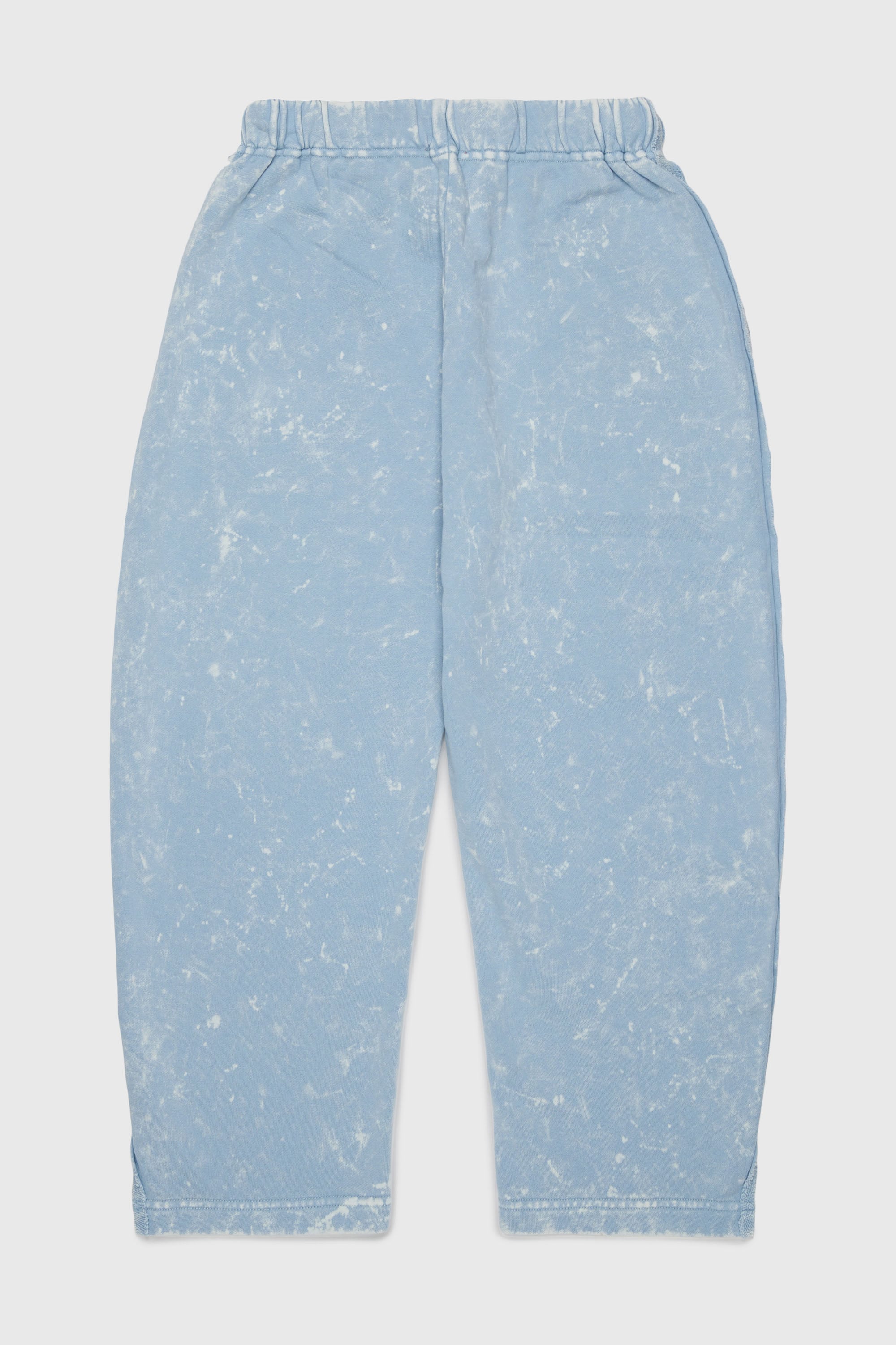 Diesel - PLOXY, Woman's Cotton sweatpants with marbled effect in Light Blue - 2