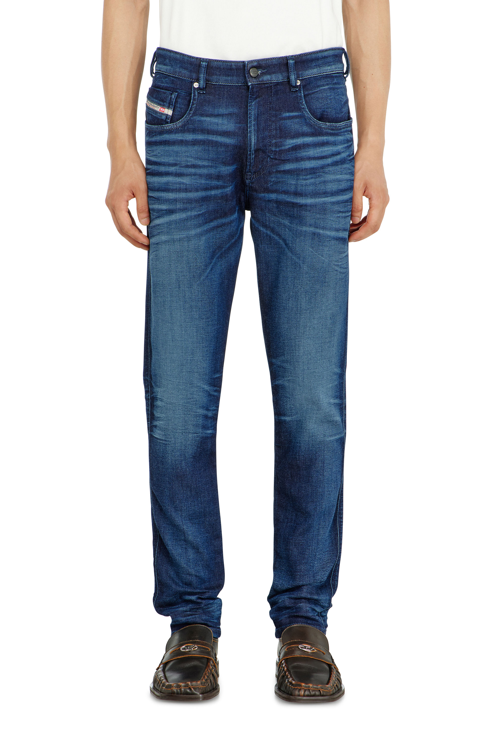 Diesel - Man's Slim 2062 D-Strukt Joggjeans&reg; 068WJ, Dark Blue - 1