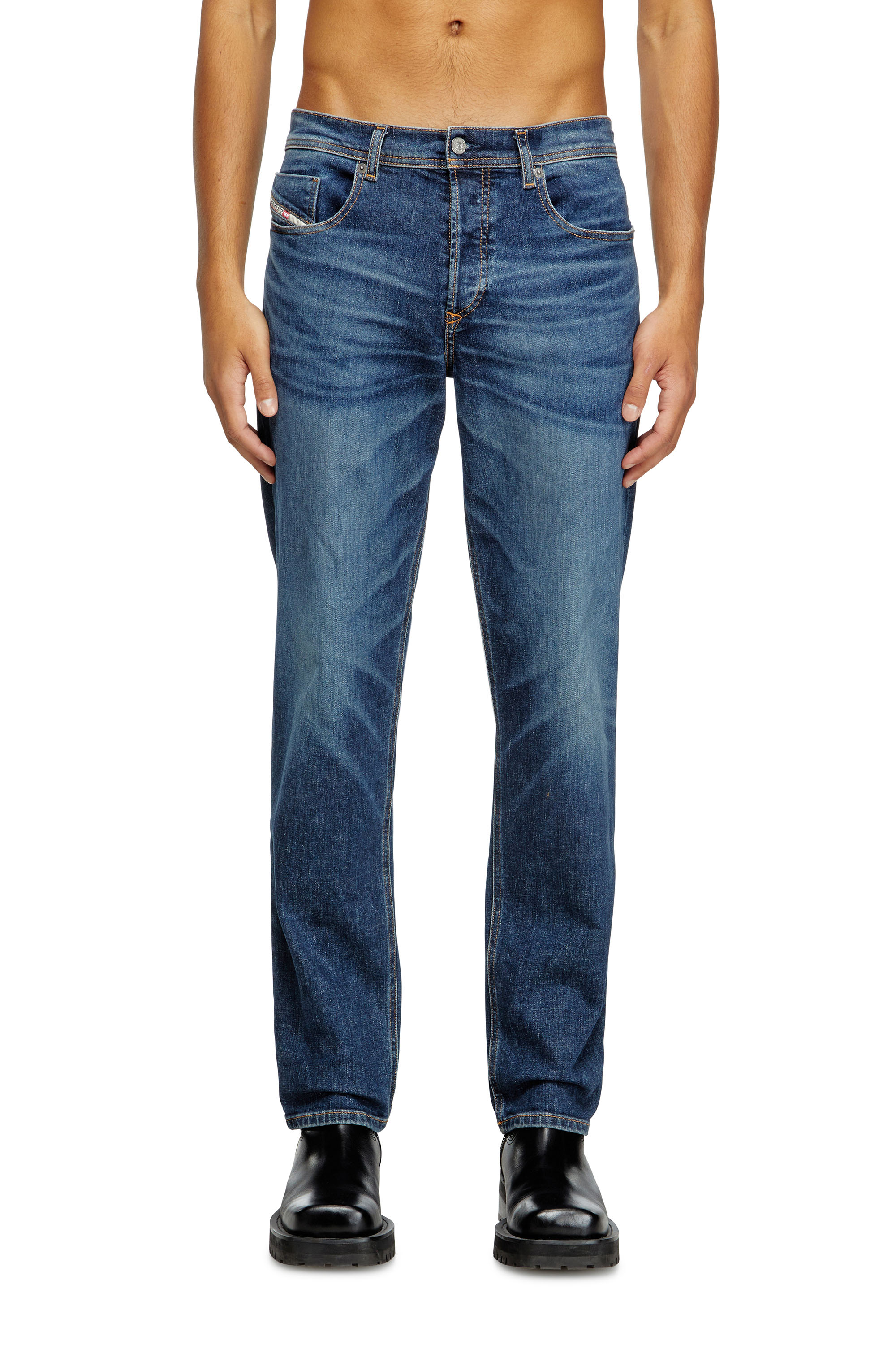 Diesel - Man's Regular Jeans 2023 D-Finitive 09J47, Dark Blue - 2