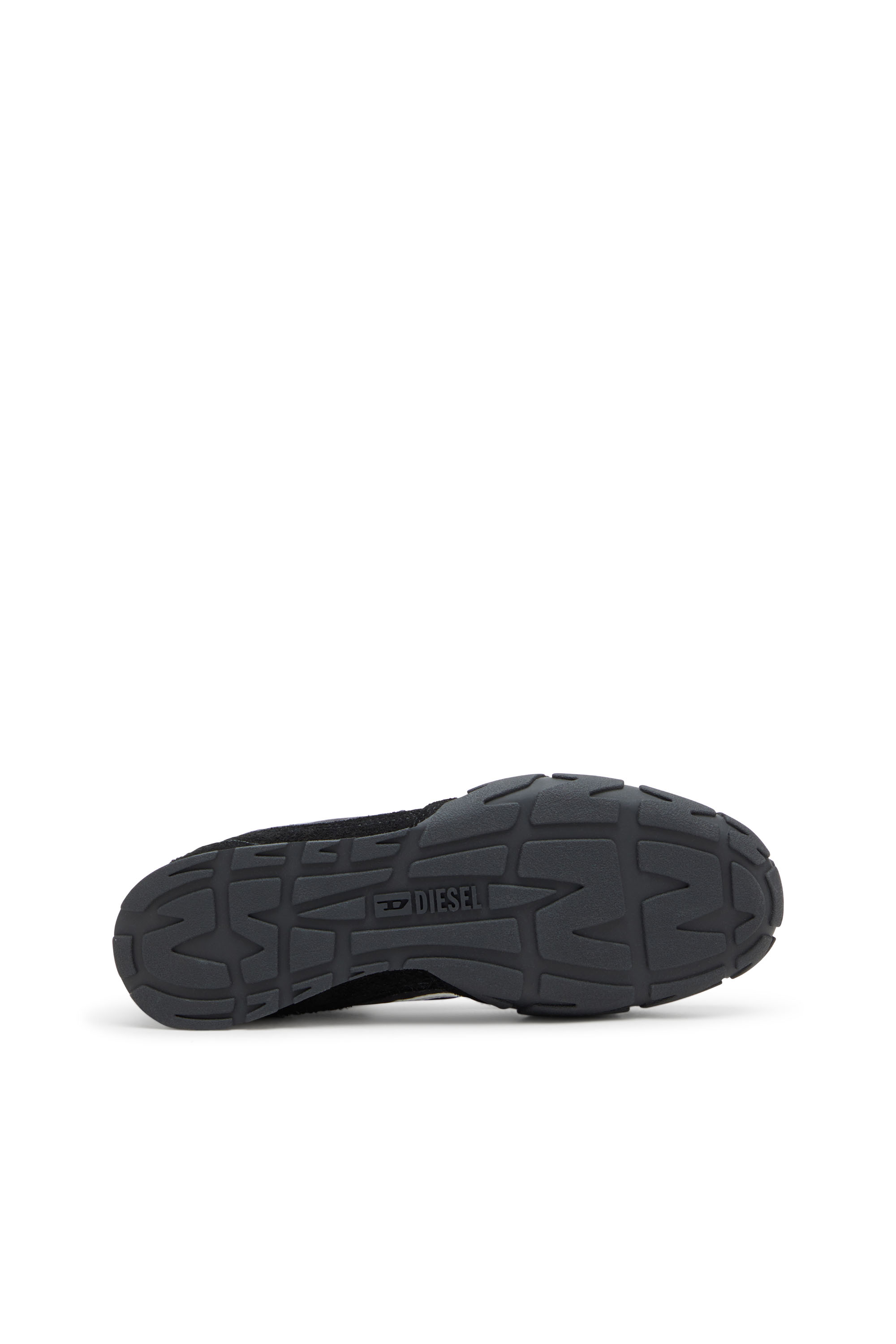 S-PAGODHA LOW, Black/Red Diesel - S-PAGODHA LOW, Man's S-Pagodha-Sneakers in leather, suede and ripstop in Black/Red - 5