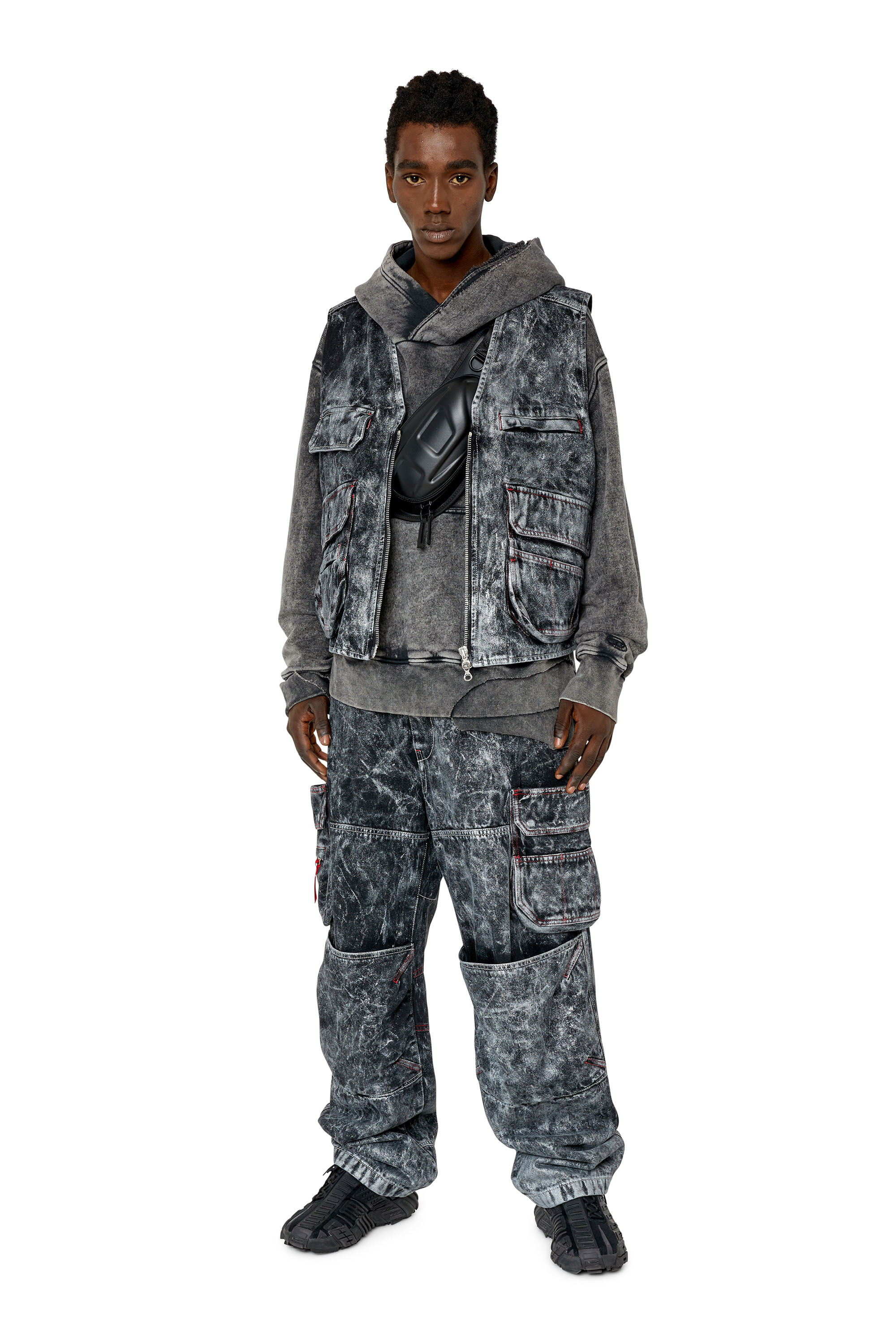 Diesel - D-SAMP, Black/Dark grey - Image 2