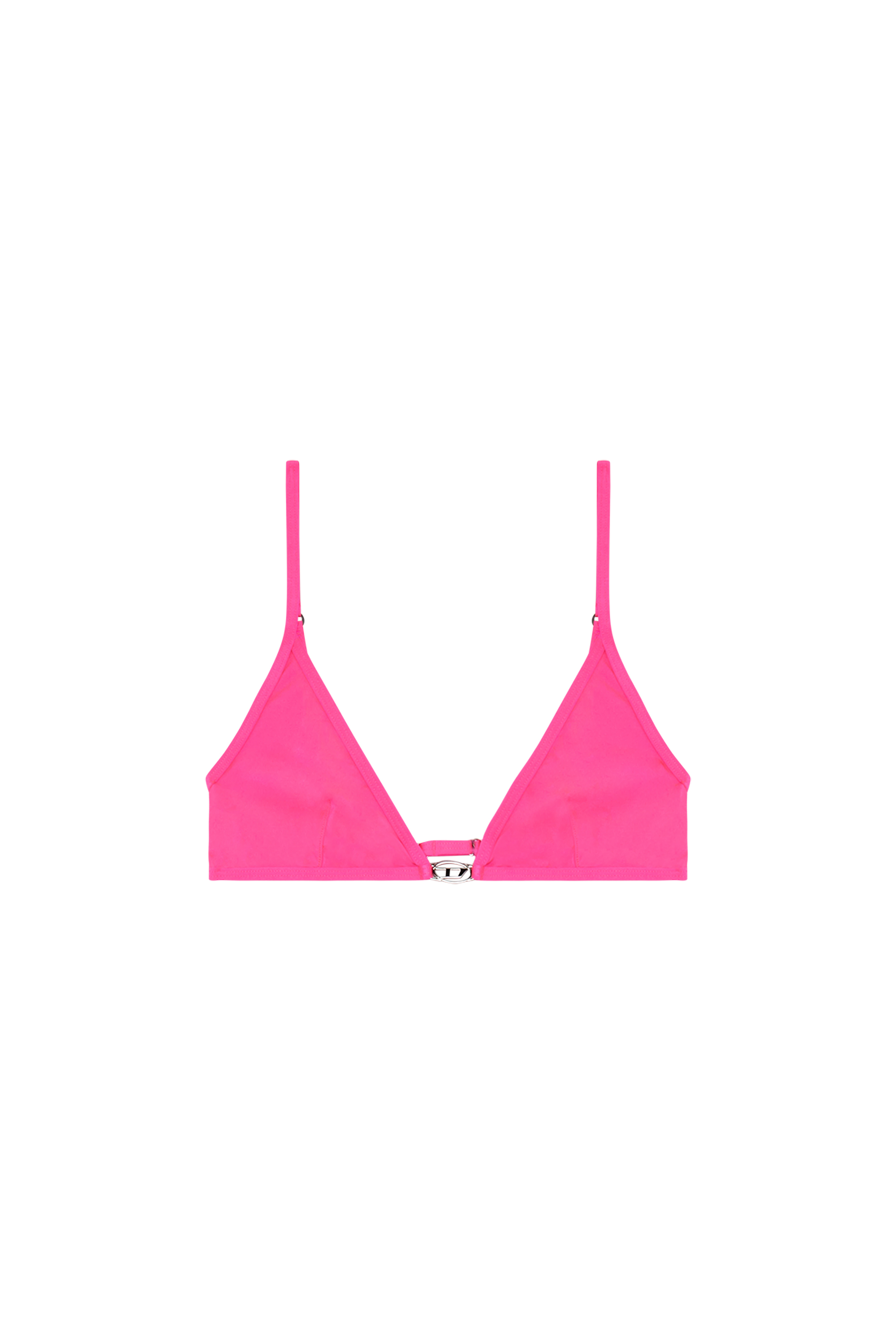 Diesel - UFSB-MARLYN, Woman Triangle bra with metal Oval D in Pink - Image 4