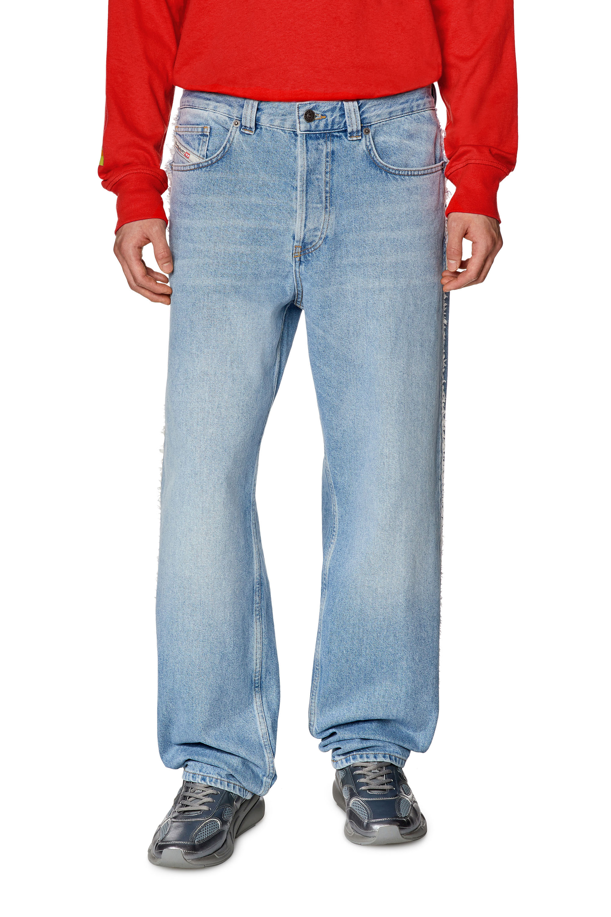 Diesel - 2010 D-Macs 0HLAC Straight Jeans, Light Blue - Image 1