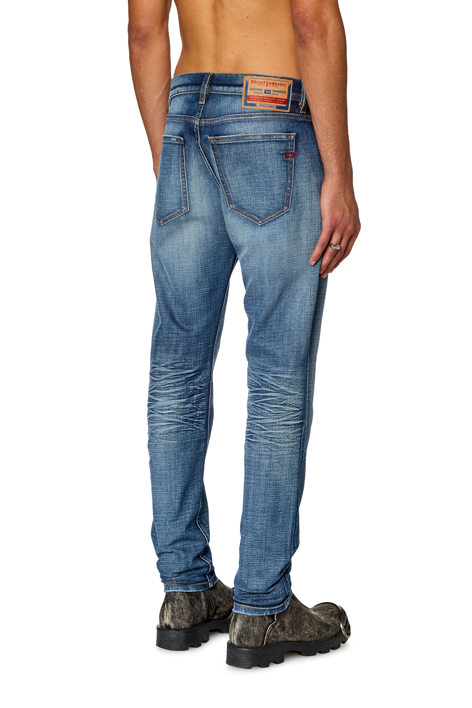 Diesel - Slim Jeans 2019 D-Strukt 0DQAE, Medium blue - Image 3