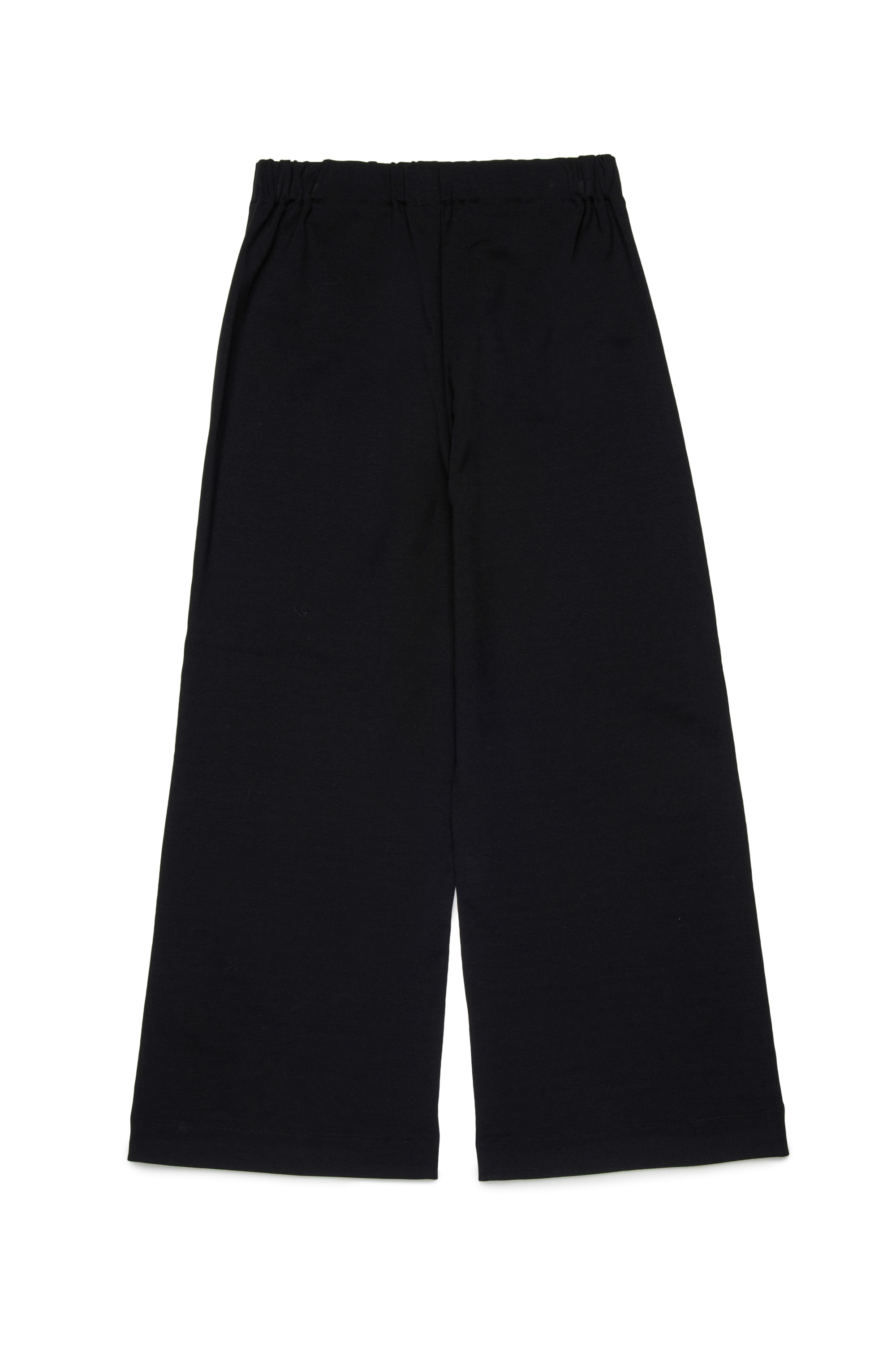 Diesel - PEGILSY, Woman's Wrap-front pants with mega Oval D logo in Black - 2