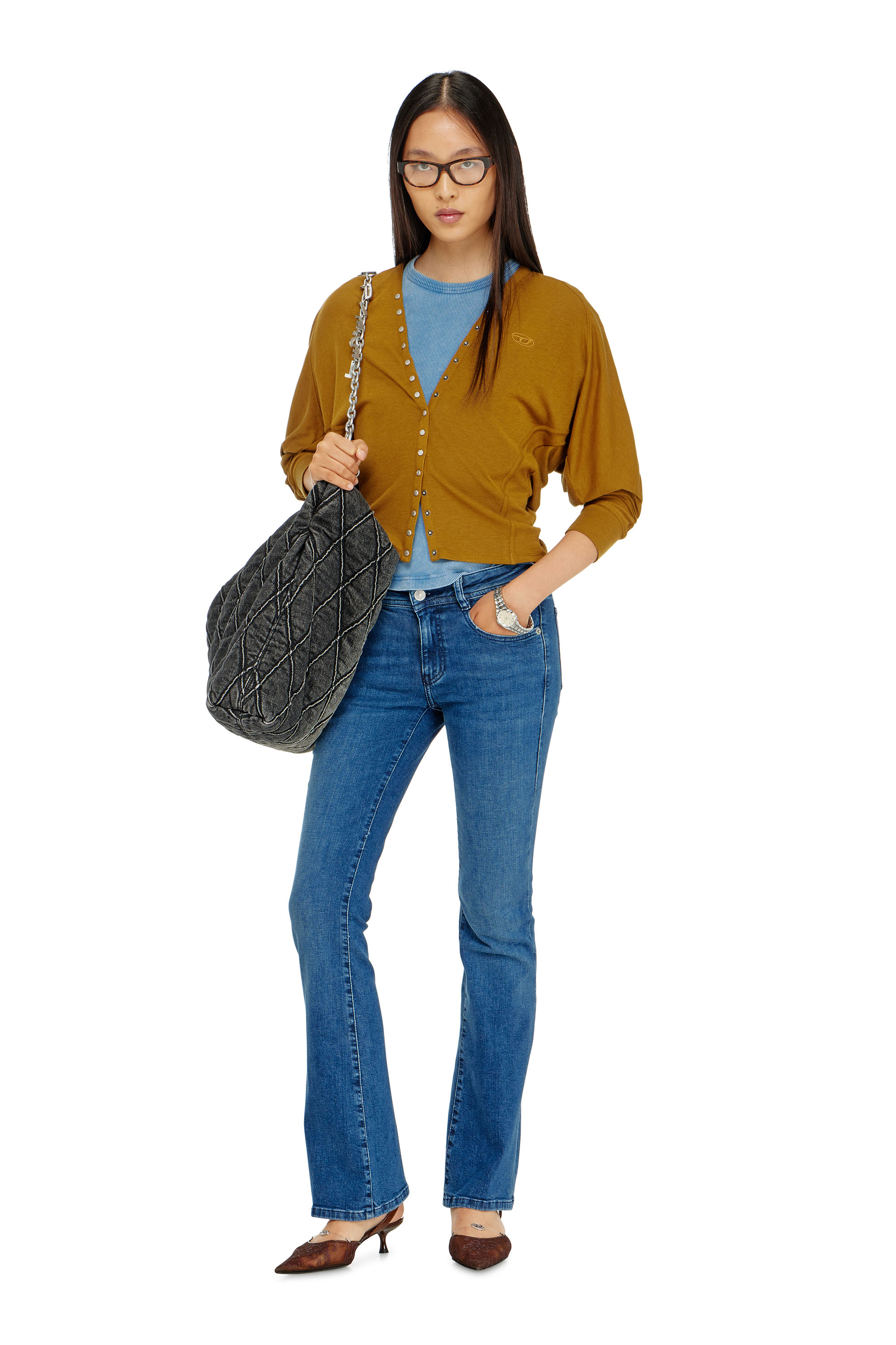 Diesel - Woman's Bootcut Jeans 1969 D-Ebbey 0ADBB, Medium blue - 2