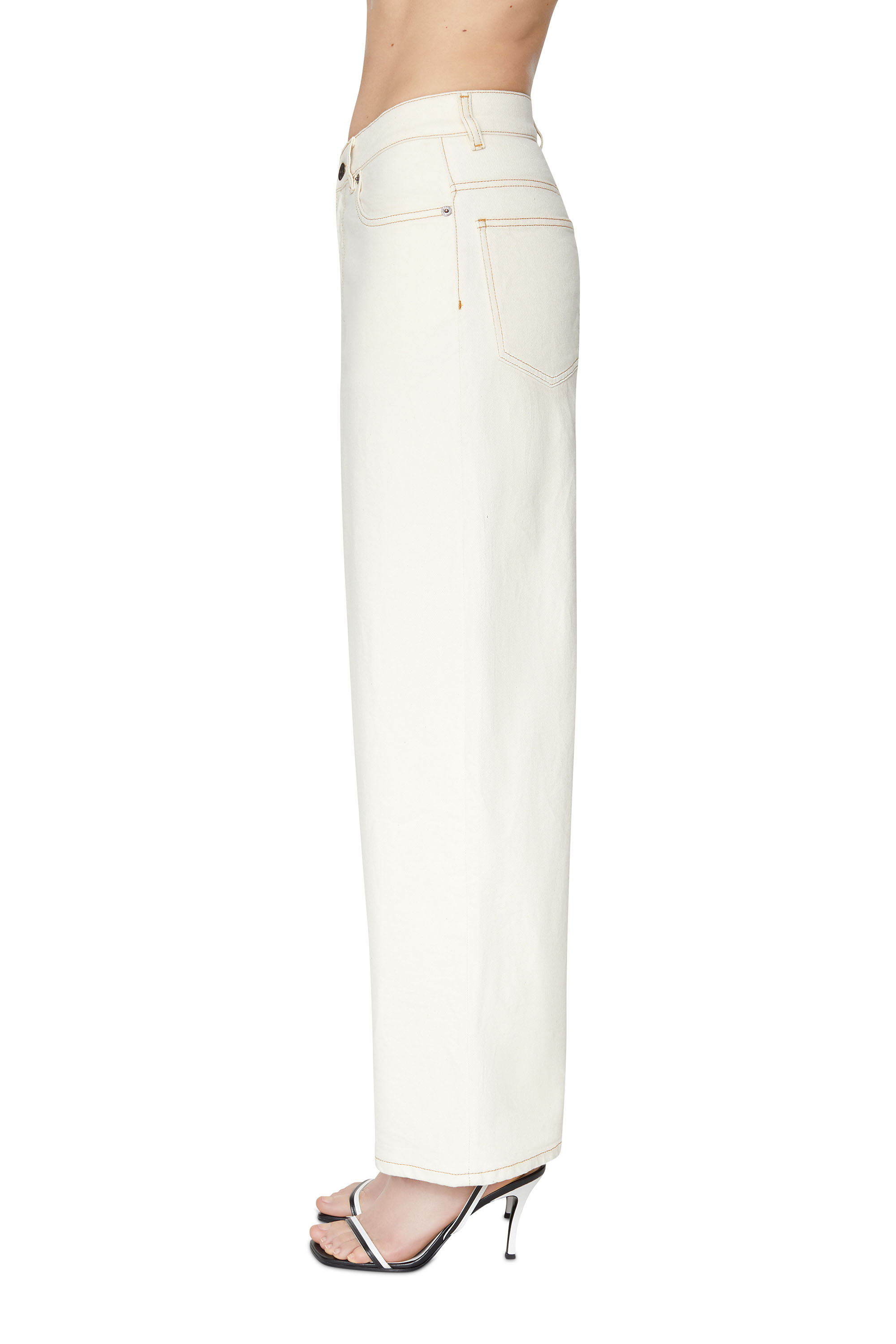 Diesel - 2000 09B94 Bootcut and Flare Jeans, White - Image 5