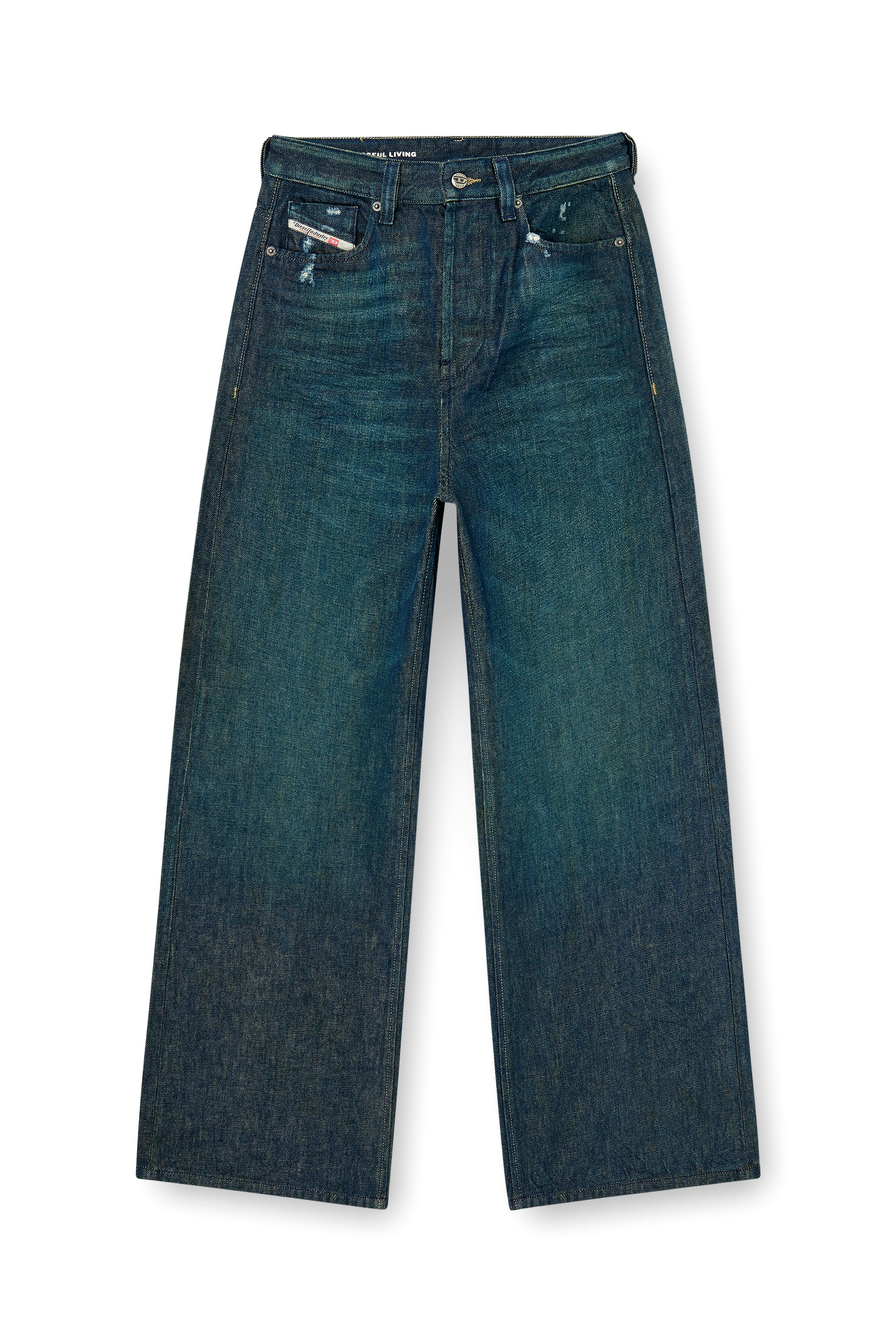 Diesel - Woman's Relaxed Jeans 1996 D-Sire 0ADBY, Dark Blue - 2