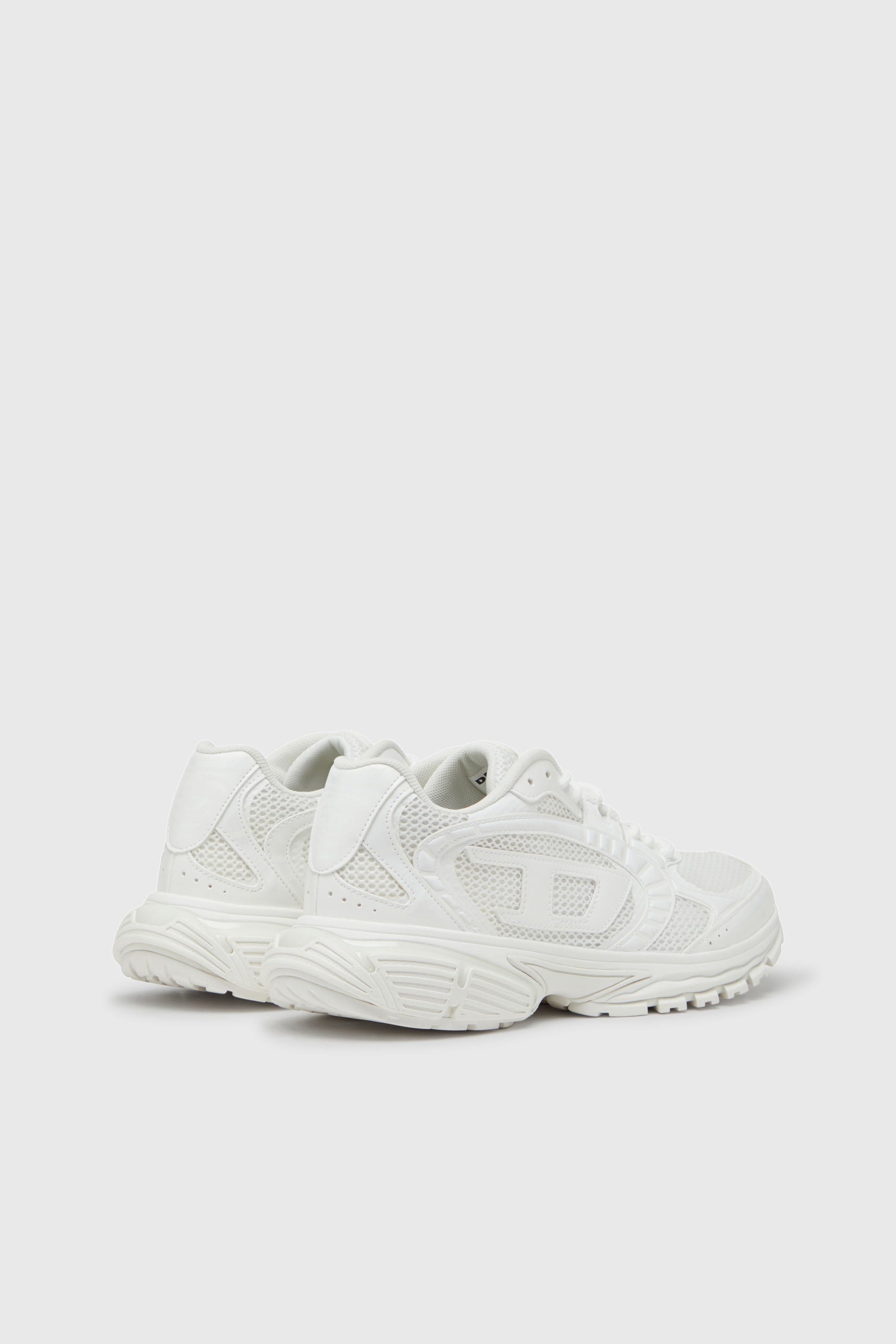 Diesel - S-PRO-V-DENSE LOW W, Woman's S-Pro-V-Dense-Monochrome mesh sneakers with Oval D logo in White - 3