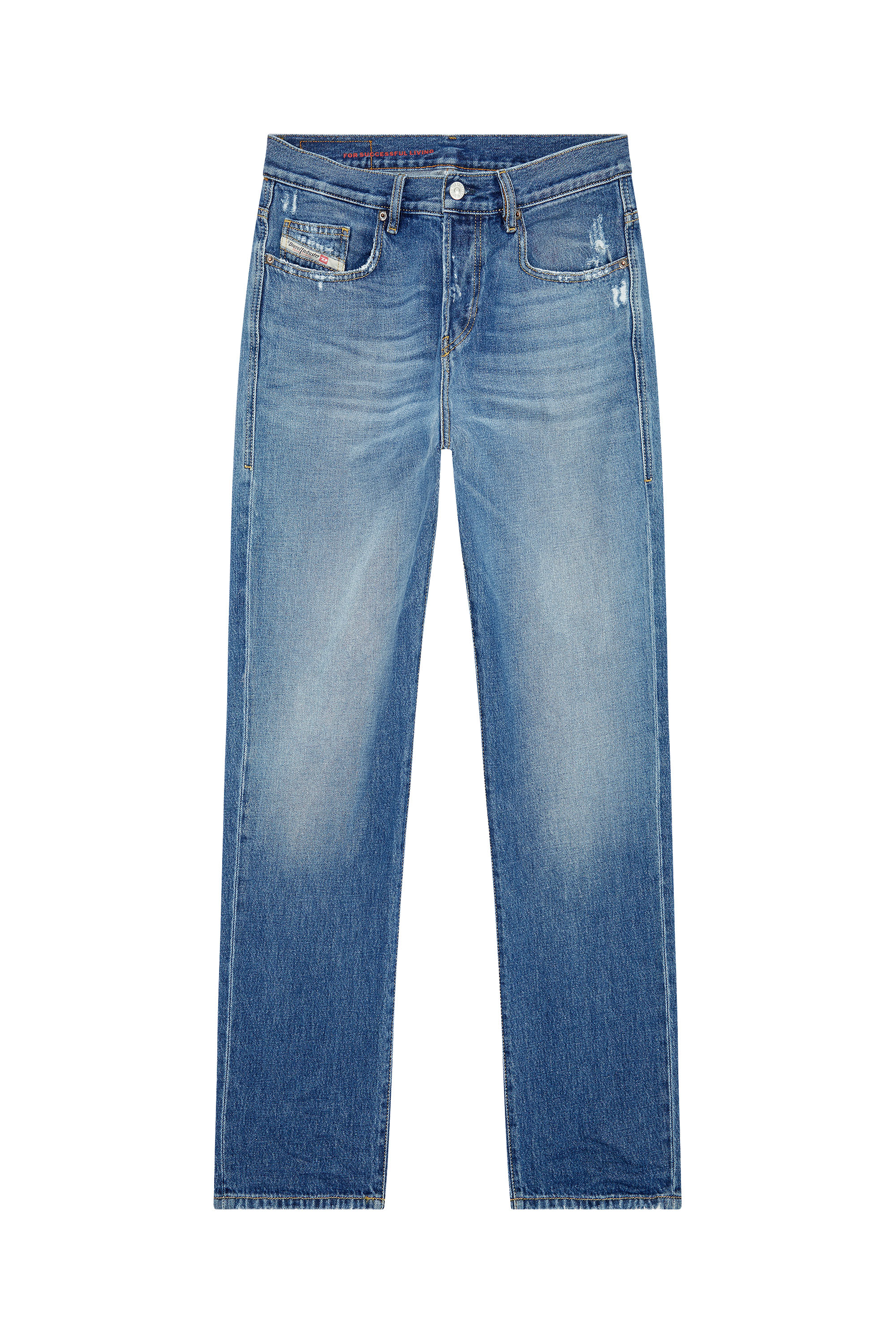 Diesel - Straight Jeans 2020 D-Viker E9C03, Medium blue - Image 5
