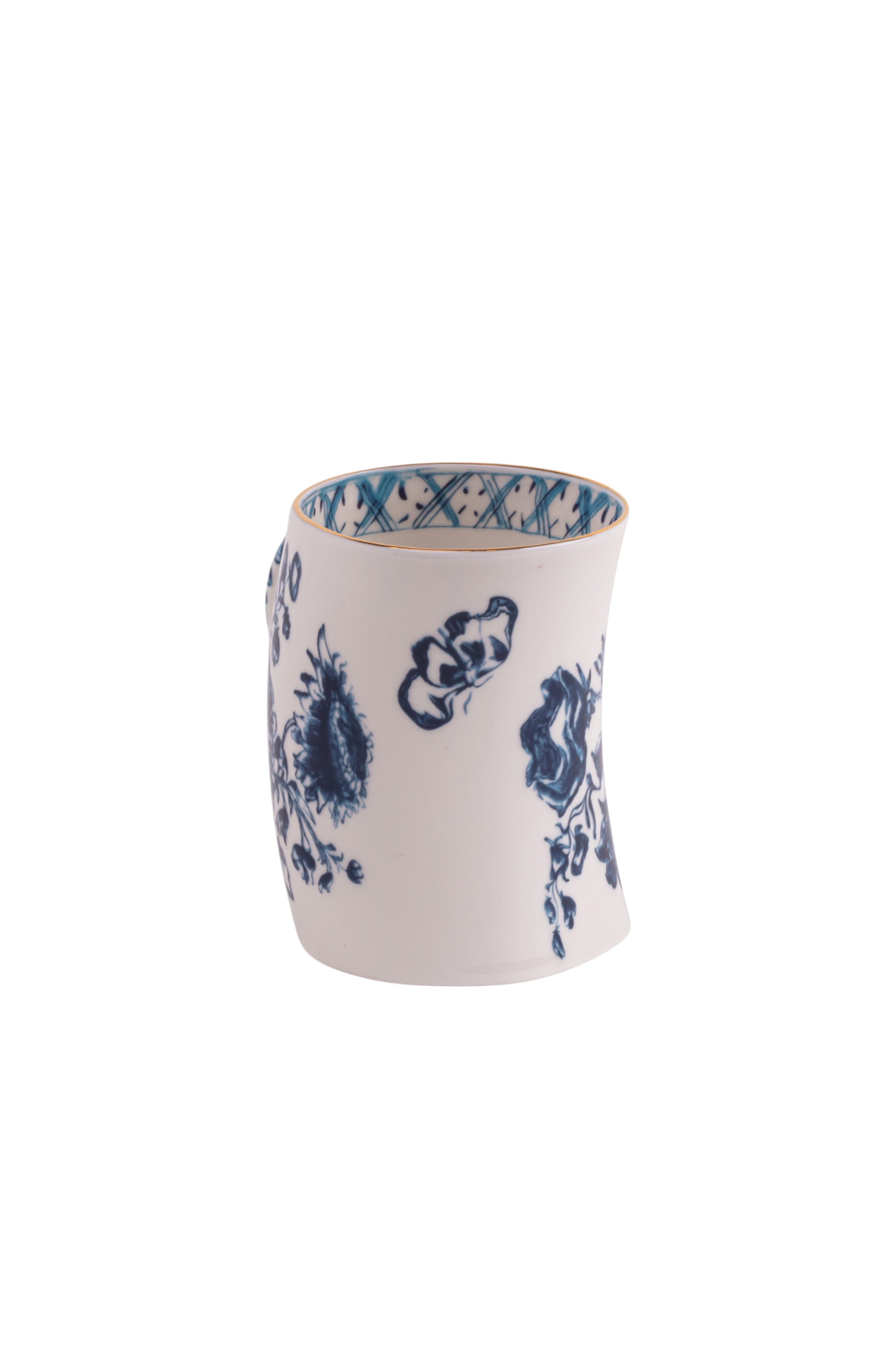 Diesel - 11256 PORCELAIN MUG "CLASSIC ON ACID" -, Unisex's Porcelain mug in White/Blue - 3