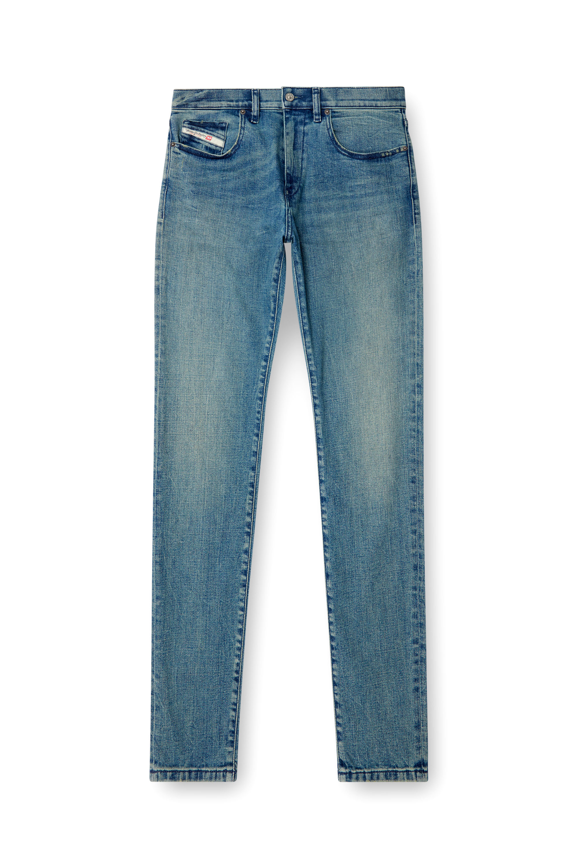 Diesel - Man's Slim Jeans 2019 D-Strukt 0BMBW, Medium blue - 3