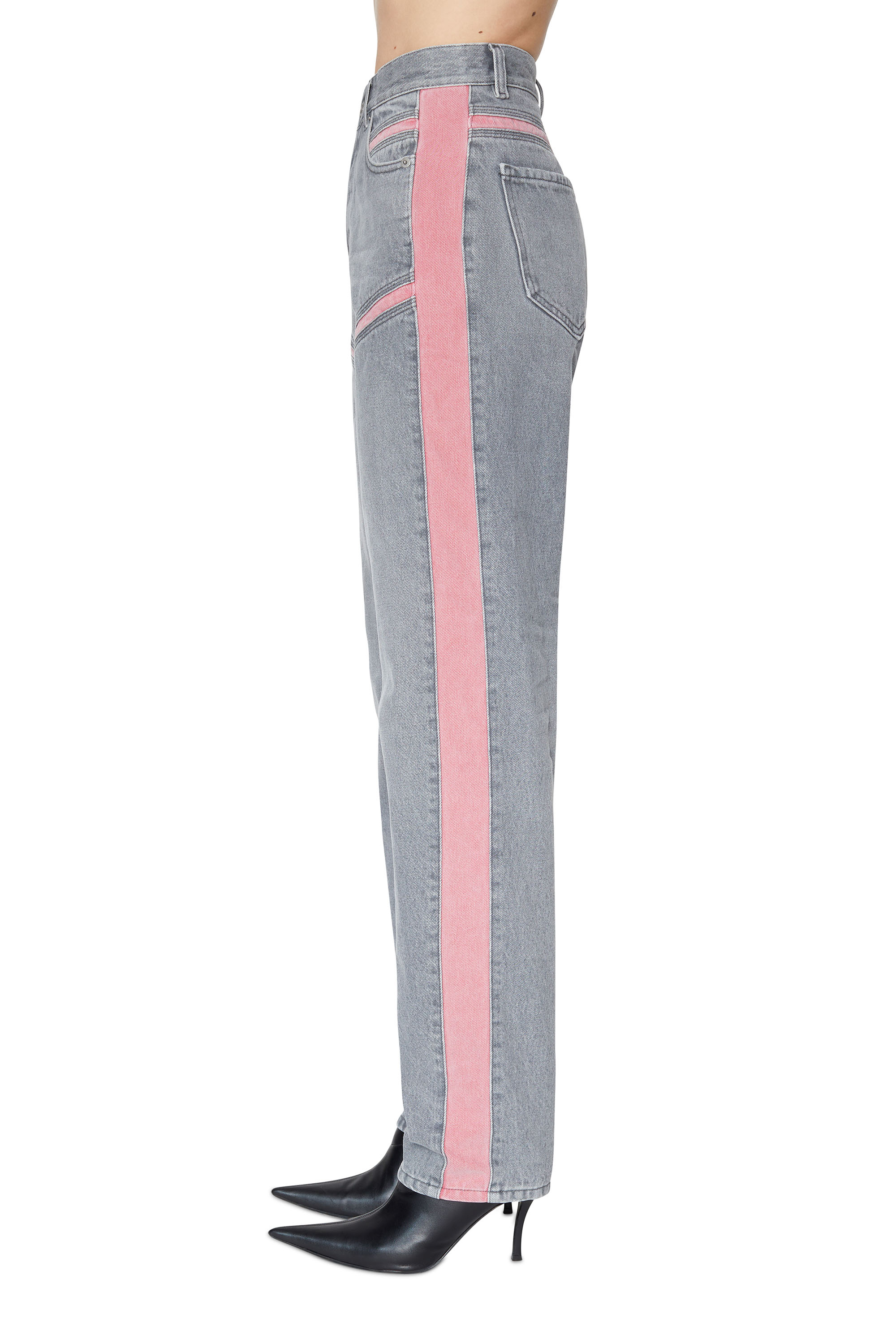Diesel - D-Pilut 007G2 Straight Jeans, Light Grey - Image 4