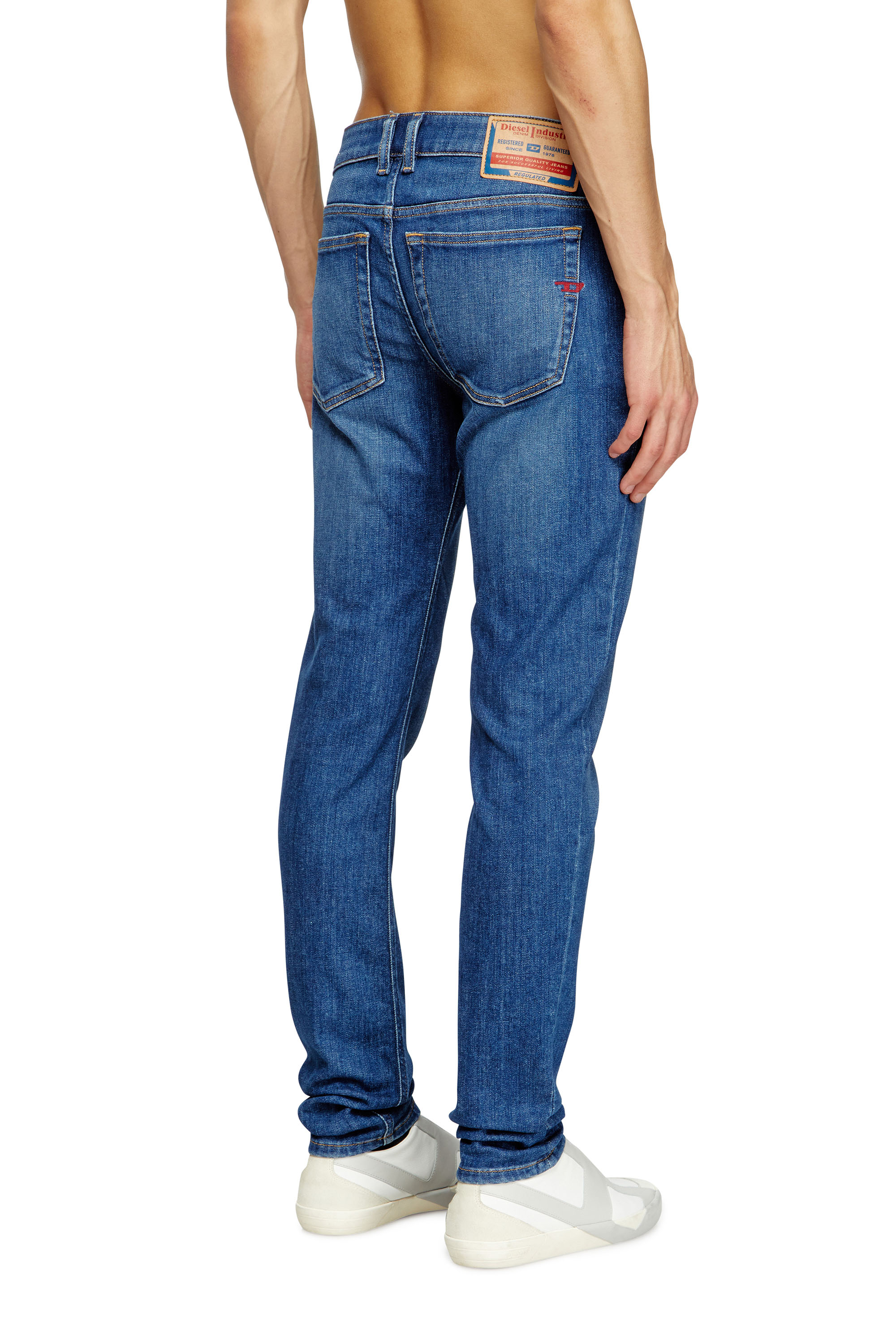 Diesel - Man's Skinny Jeans 1979 Sleenker 09M73, Medium blue - 4