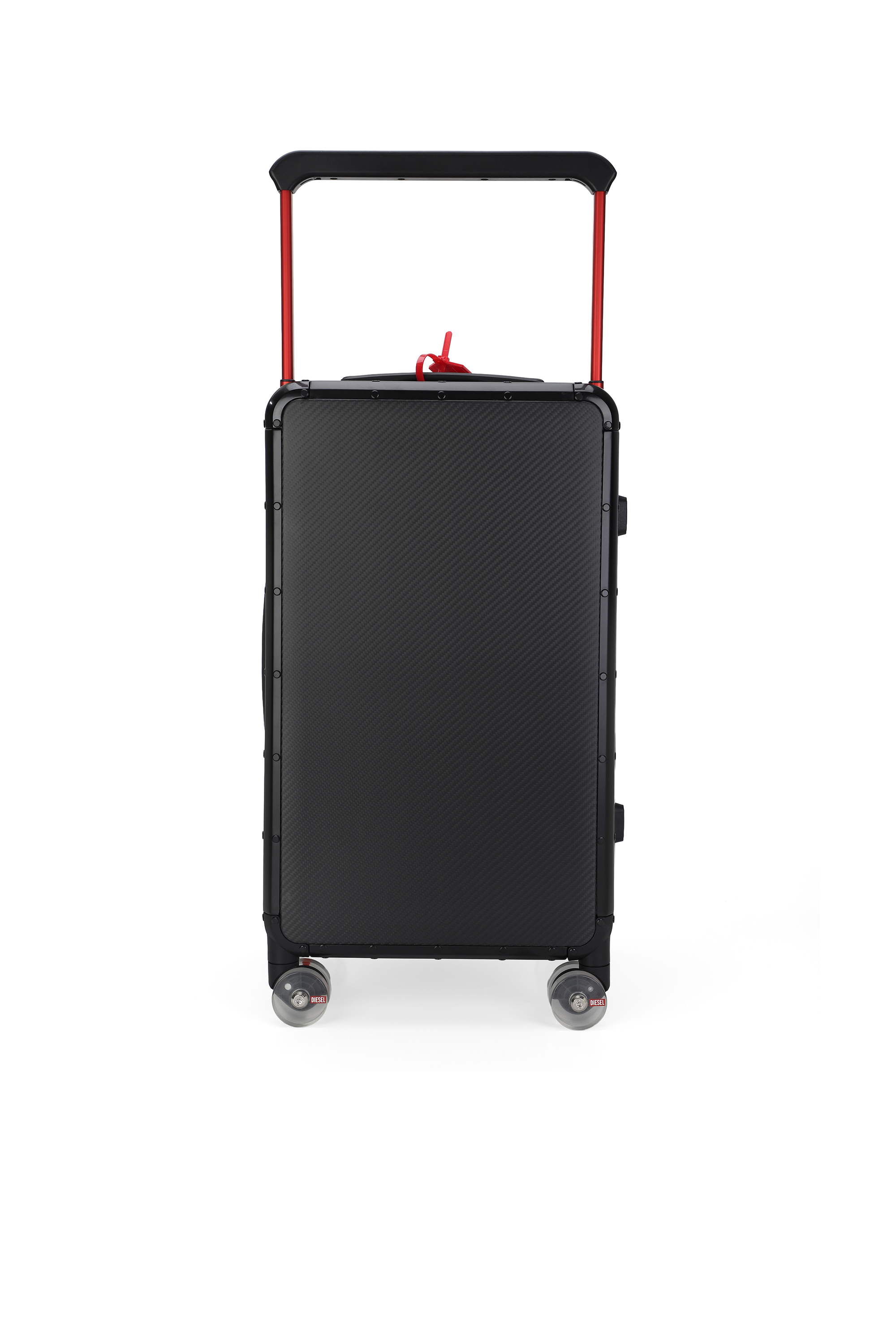 Diesel - DIESEL CARBON FIBER TROLLEY-BLACK- DSL00, Unisex's Carbon fiber suitcase size M in Black - 2