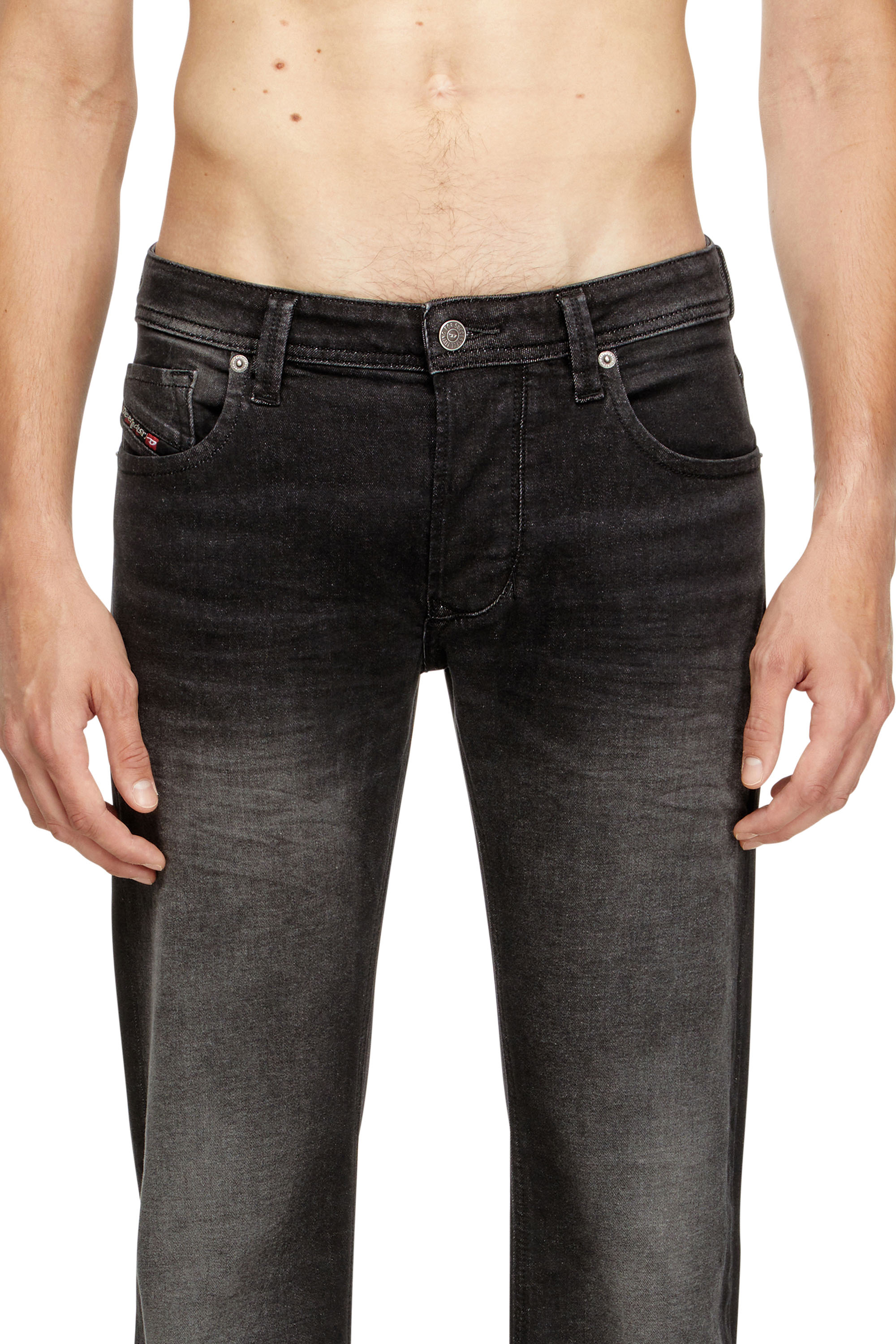 Diesel - Man's Regular Jeans 1985 Larkee 0DBDT, Black/Dark grey - 5
