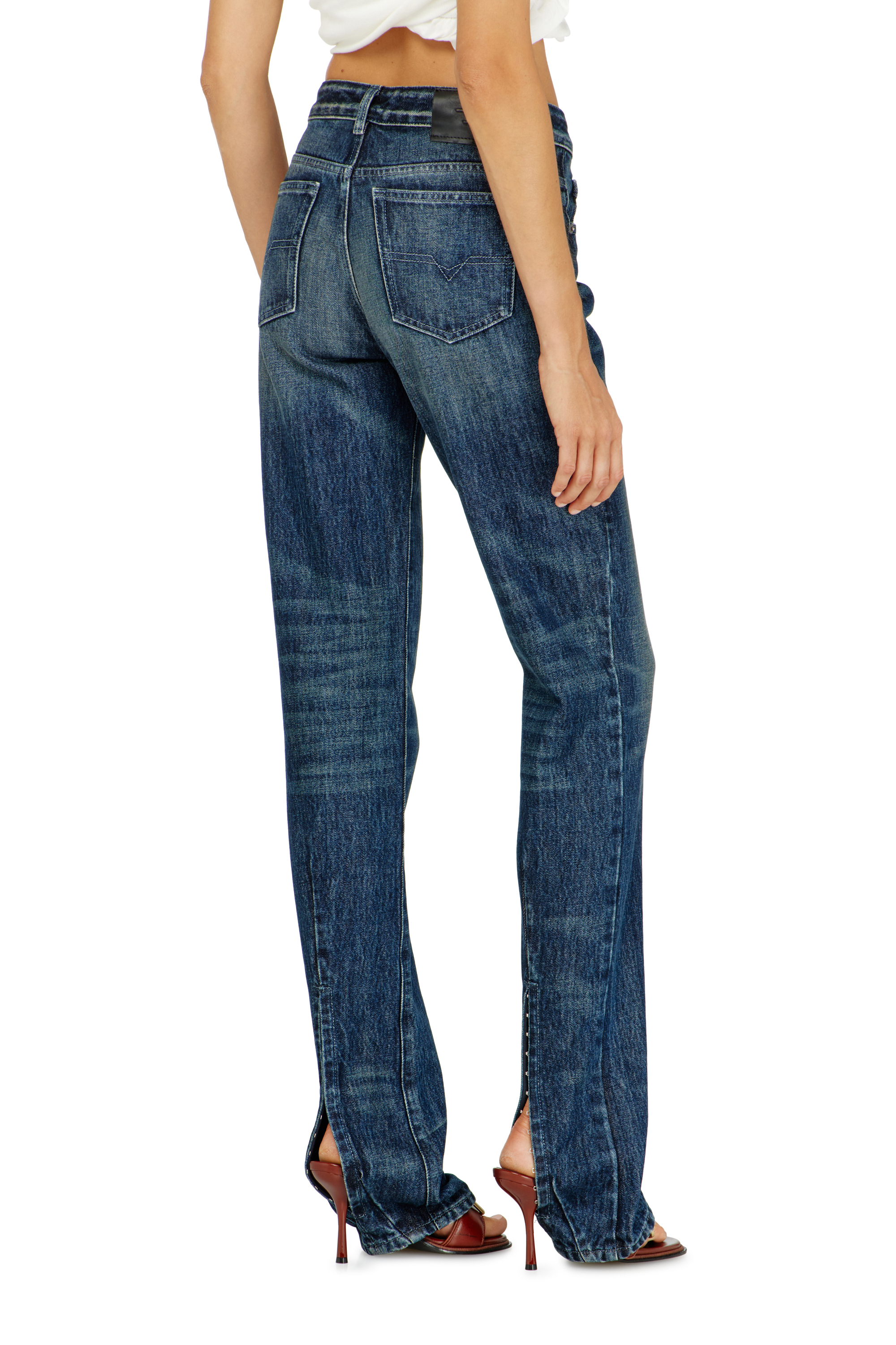 Diesel - Woman's Regular Jeans D-Heel 007FZ, Dark Blue - 4