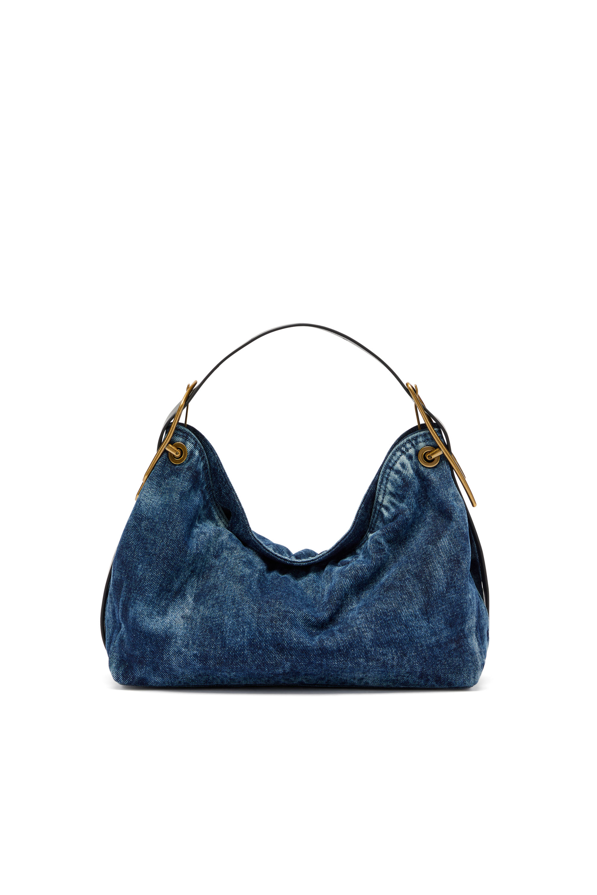 Diesel - D-LINE SHOULDER, Woman's D-Line-Denim shoulder bag in Medium blue - 1
