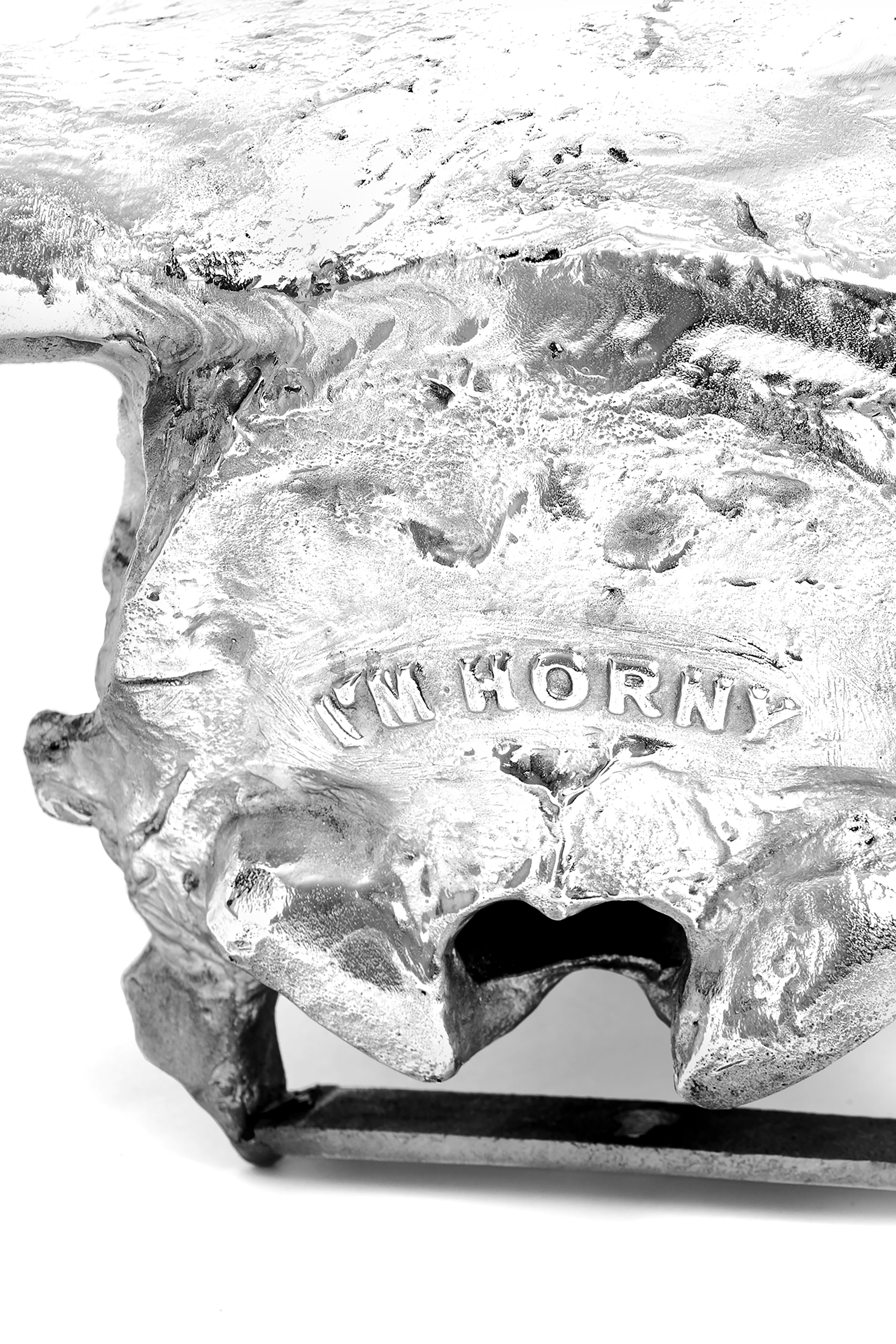 Diesel - 10899 WUNDERKAMMER, Unisex's Wunderkammer "I'm horny" in Silver - 4