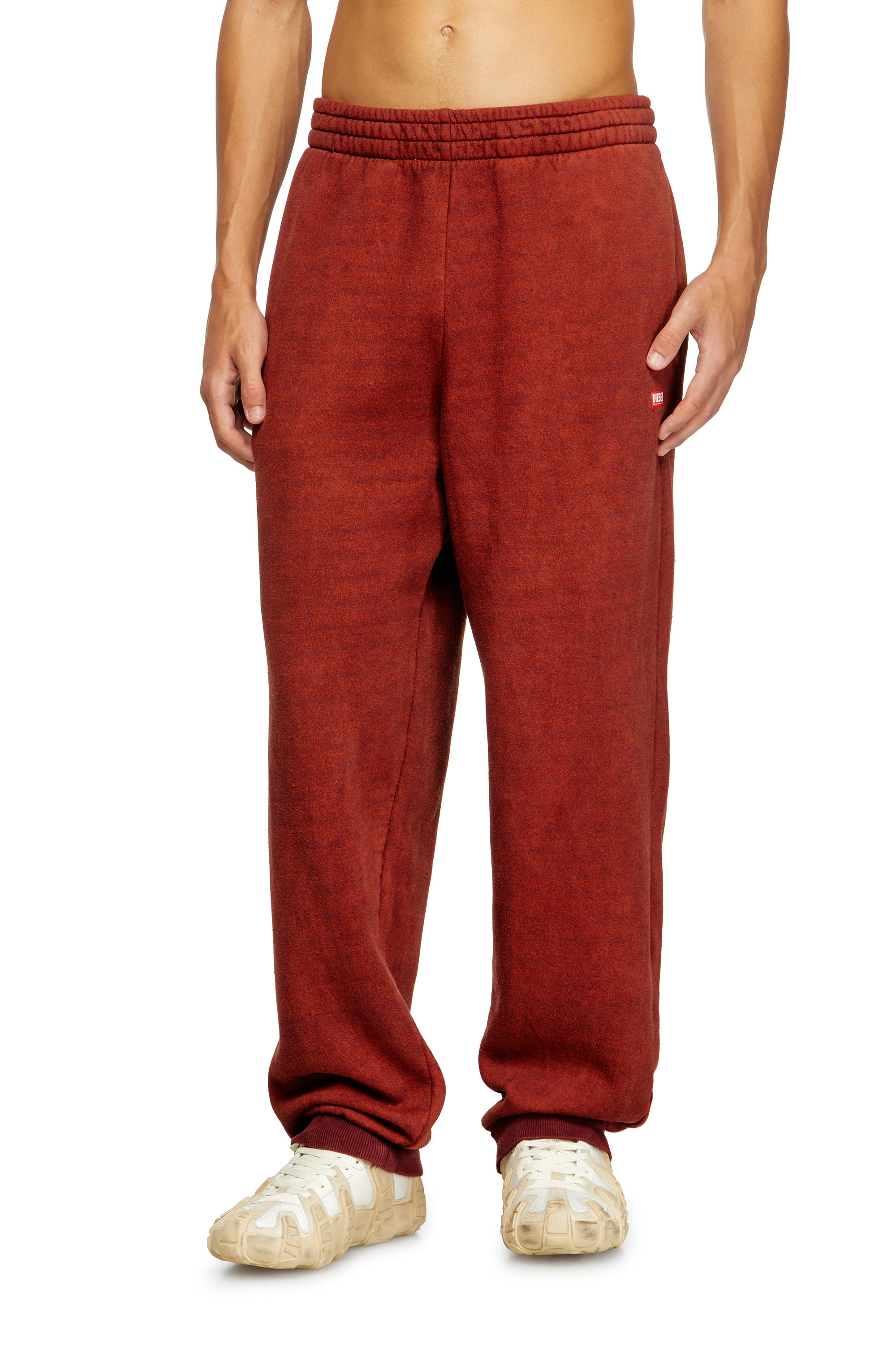 Diesel - P-MARKY-CUFF, Man's Drawstring pants with ribbed trim in null - 1