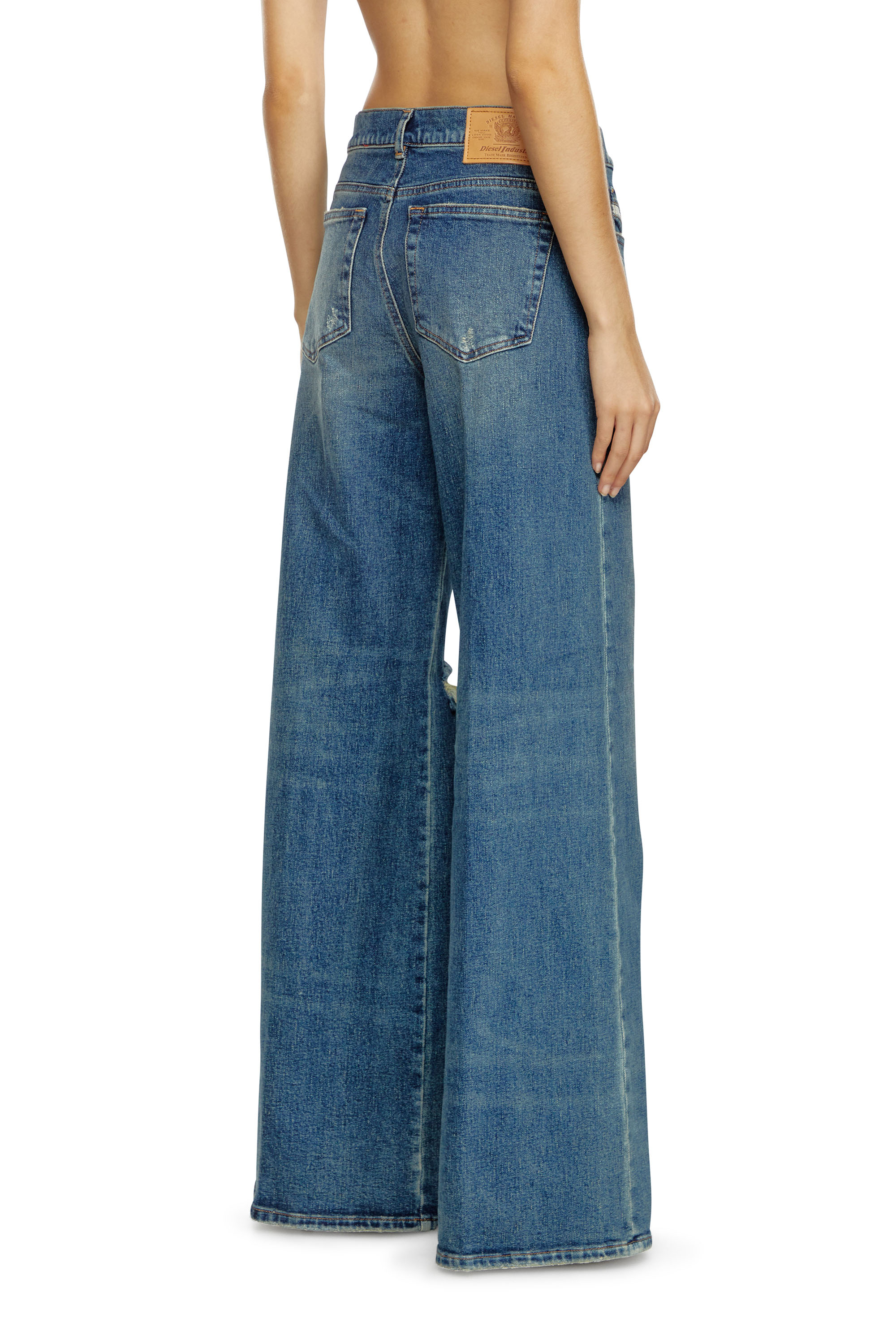 Diesel - Woman Bootcut and Flare Jeans 1978 D-Akemi 007M5, Medium blue - Image 2