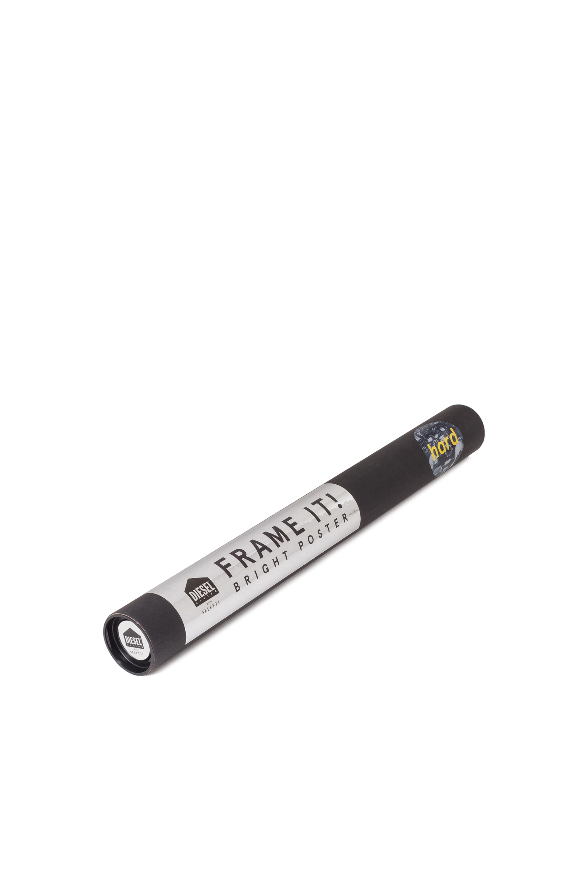 Diesel - 11032 FRAME IT!, Unisex's Poster "Hard" in Silver - 2