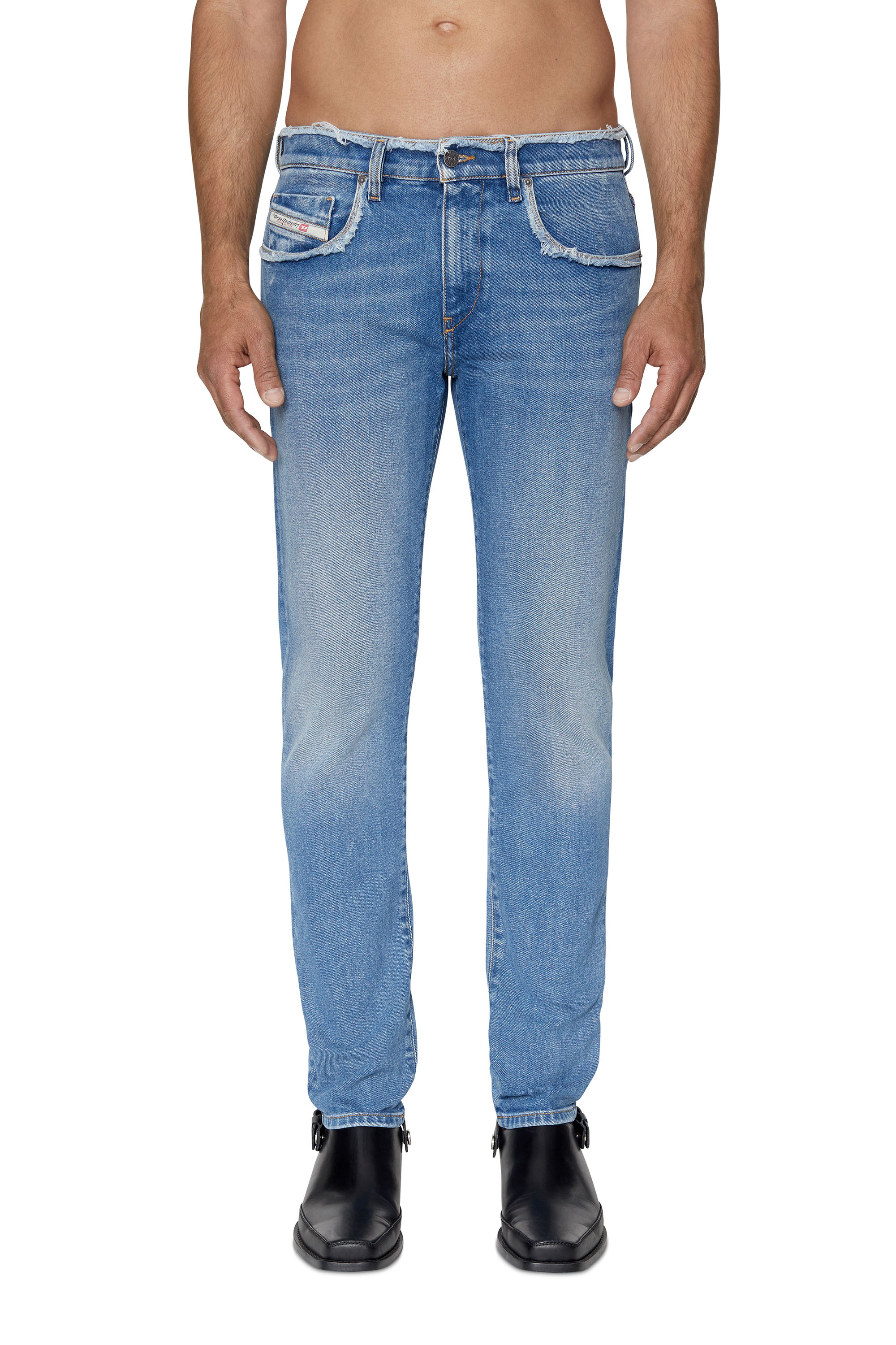 Diesel - Slim Jeans 2019 D-Strukt 09E19, Medium blue - Image 1