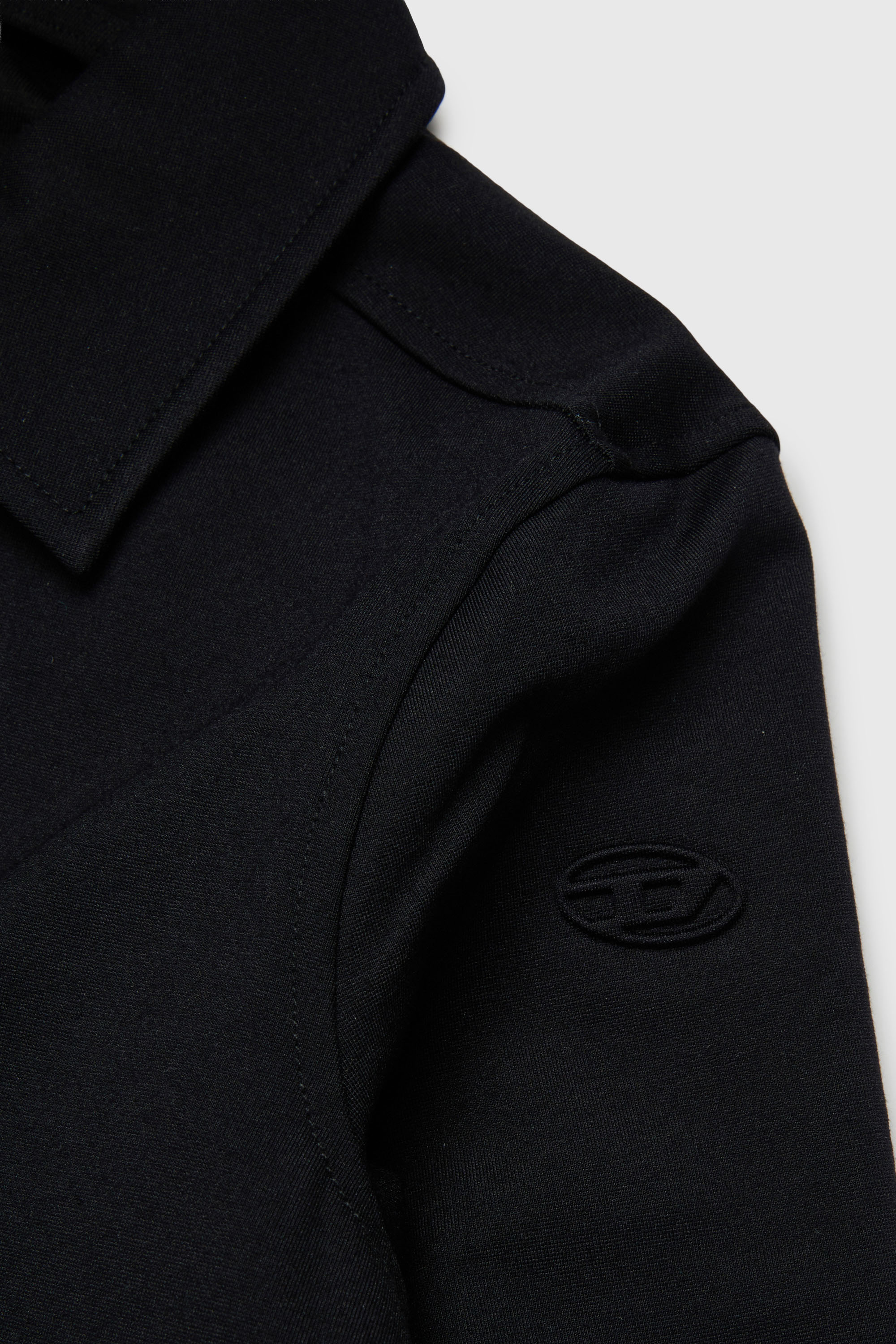 Diesel - JMILX, Woman's Tailored zip-up jacket in stretch fabric in Black - 4