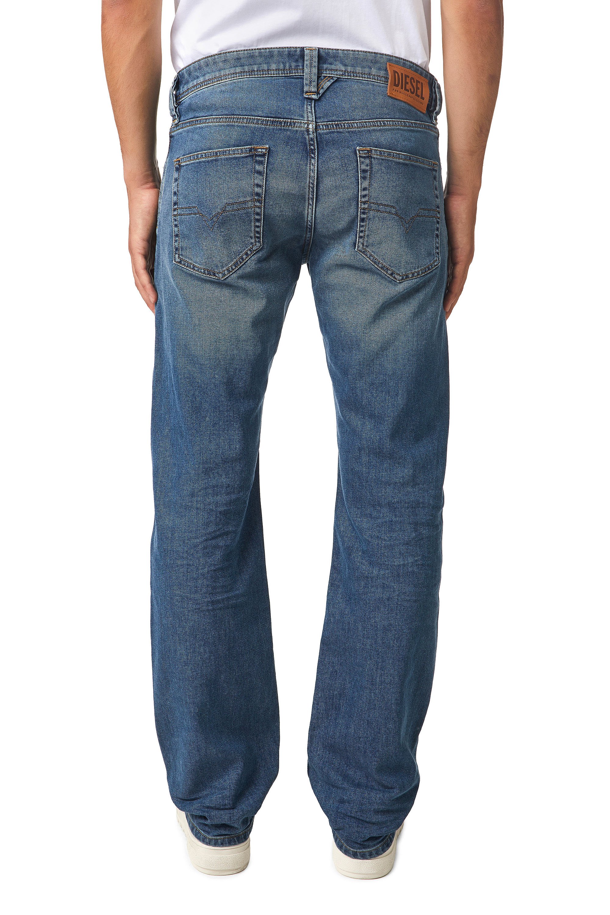 Diesel - Straight Jeans Larkee 009EI, Medium blue - Image 3